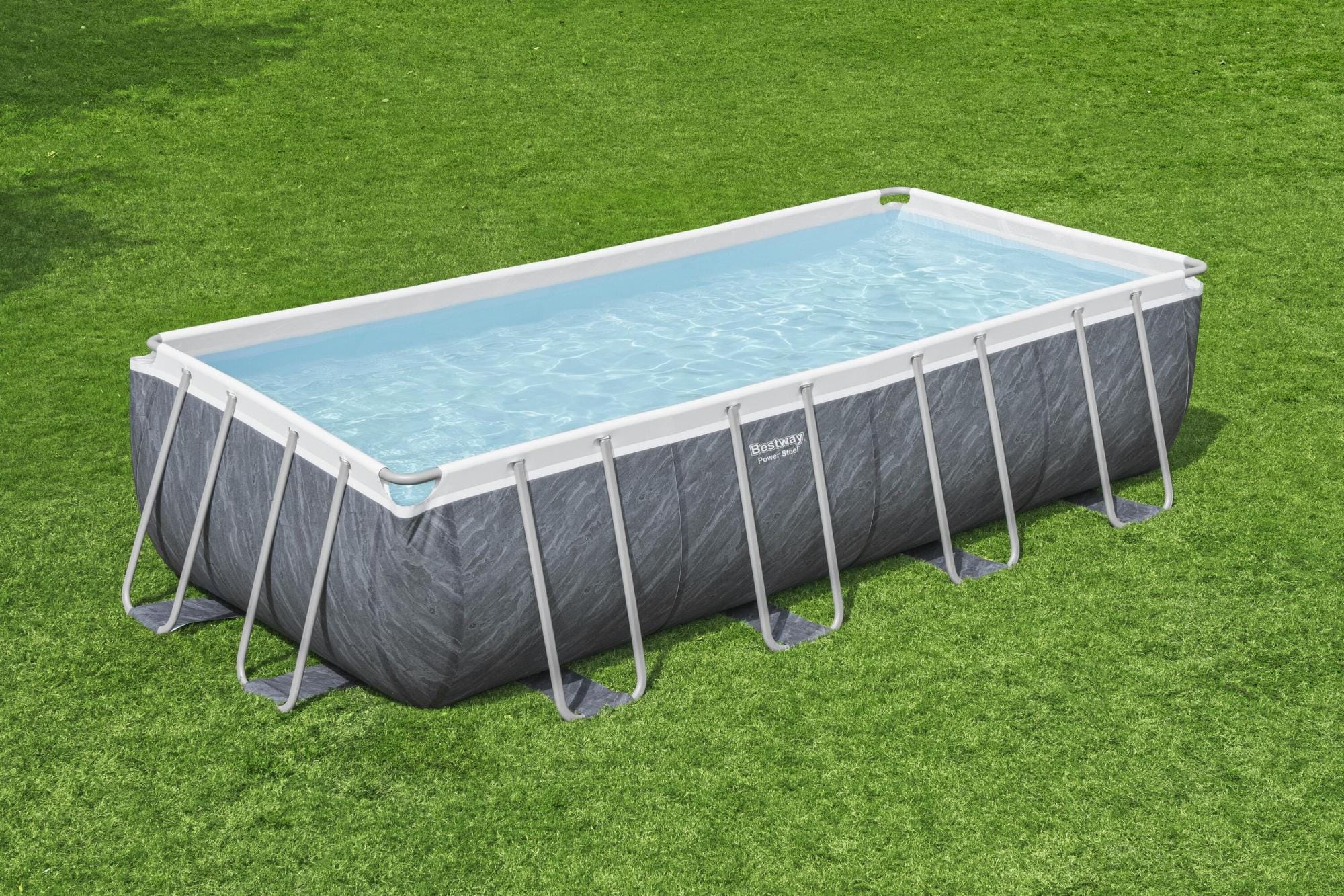 Piscine hors sol Piscine hors sol sans accessoire Power steel rectangle 549x274x122cm Bestway 15