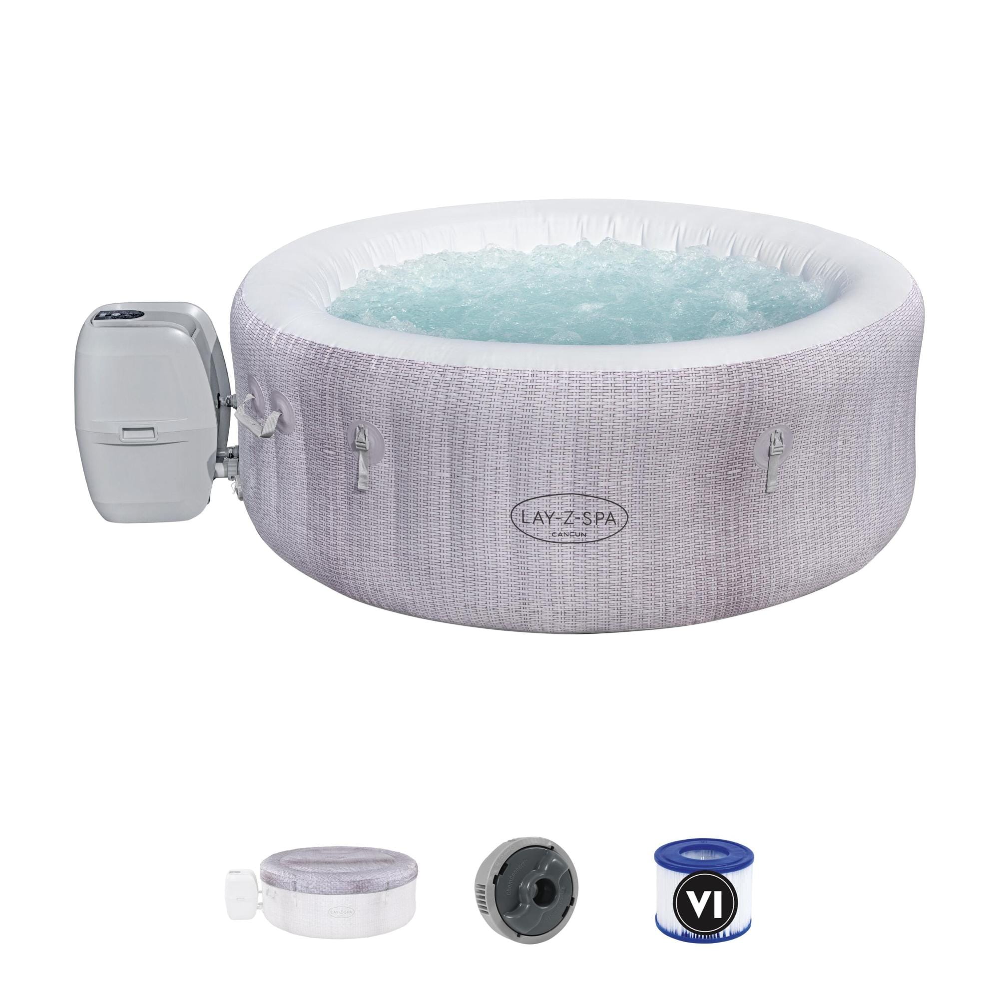 Spa Gonflable Spa gonflable rond Lay-Z-Spa Cancun Airjet 2 - 4 personnes Bestway 1