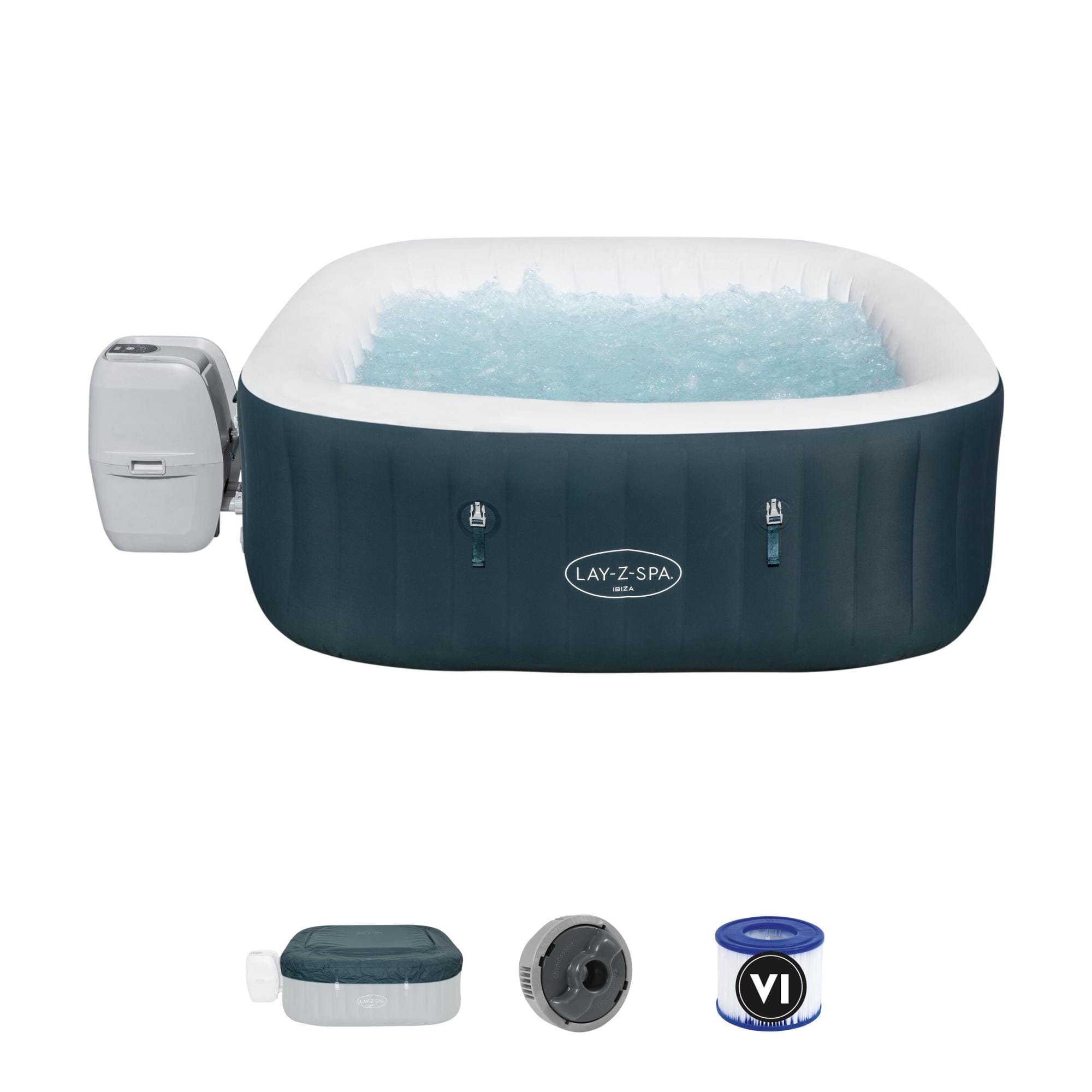 Spa Gonflable Spa gonflable carré Lay-Z-Spa Ibiza Airjet 4 - 6 personnes Bestway 3