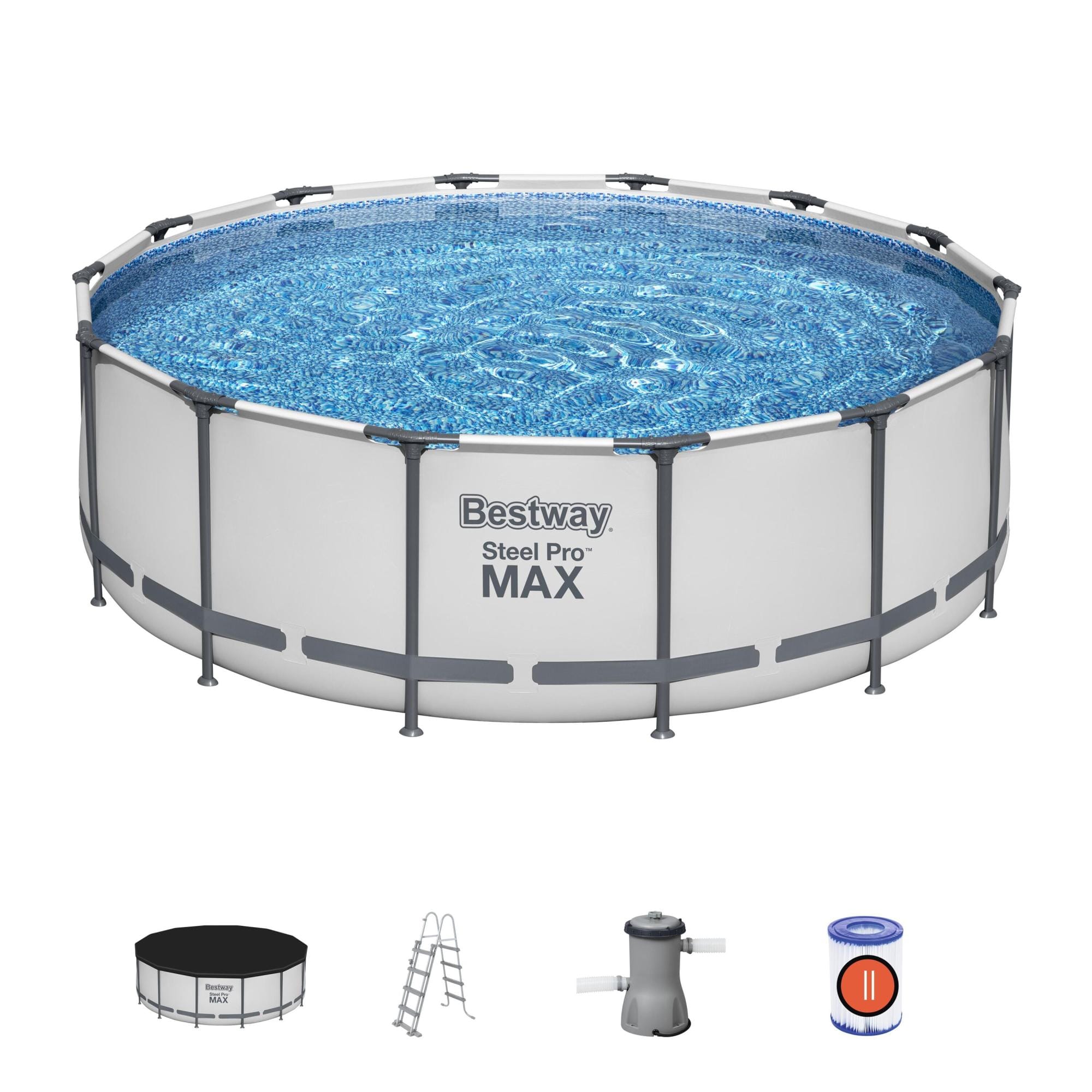 Piscine hors sol Piscine hors sol ronde Steel Pro Max 427 x 122 cm Bestway 1