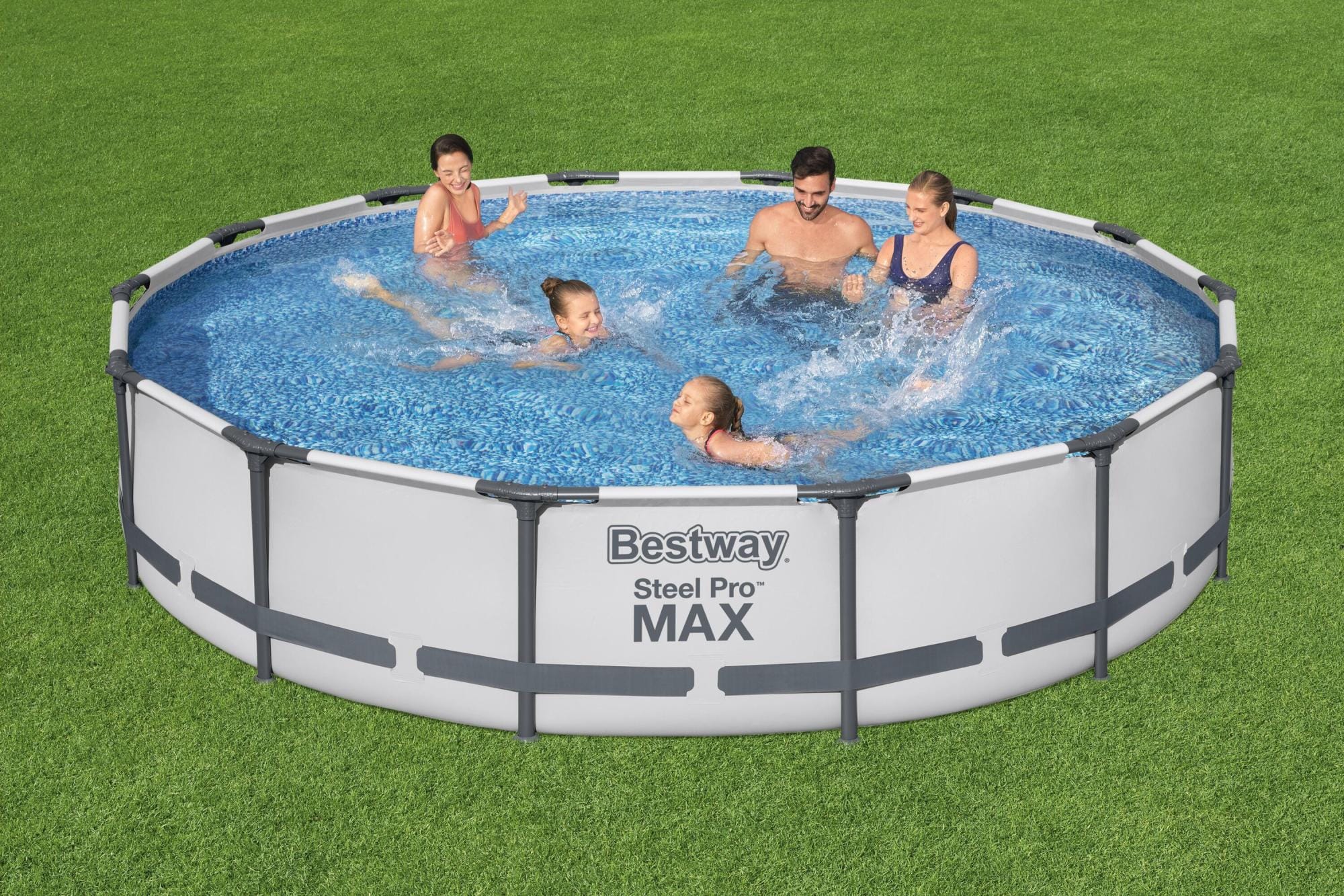 Piscine hors sol Piscine hors sol ronde Steel Pro Max 427 x 84 cm Bestway 1