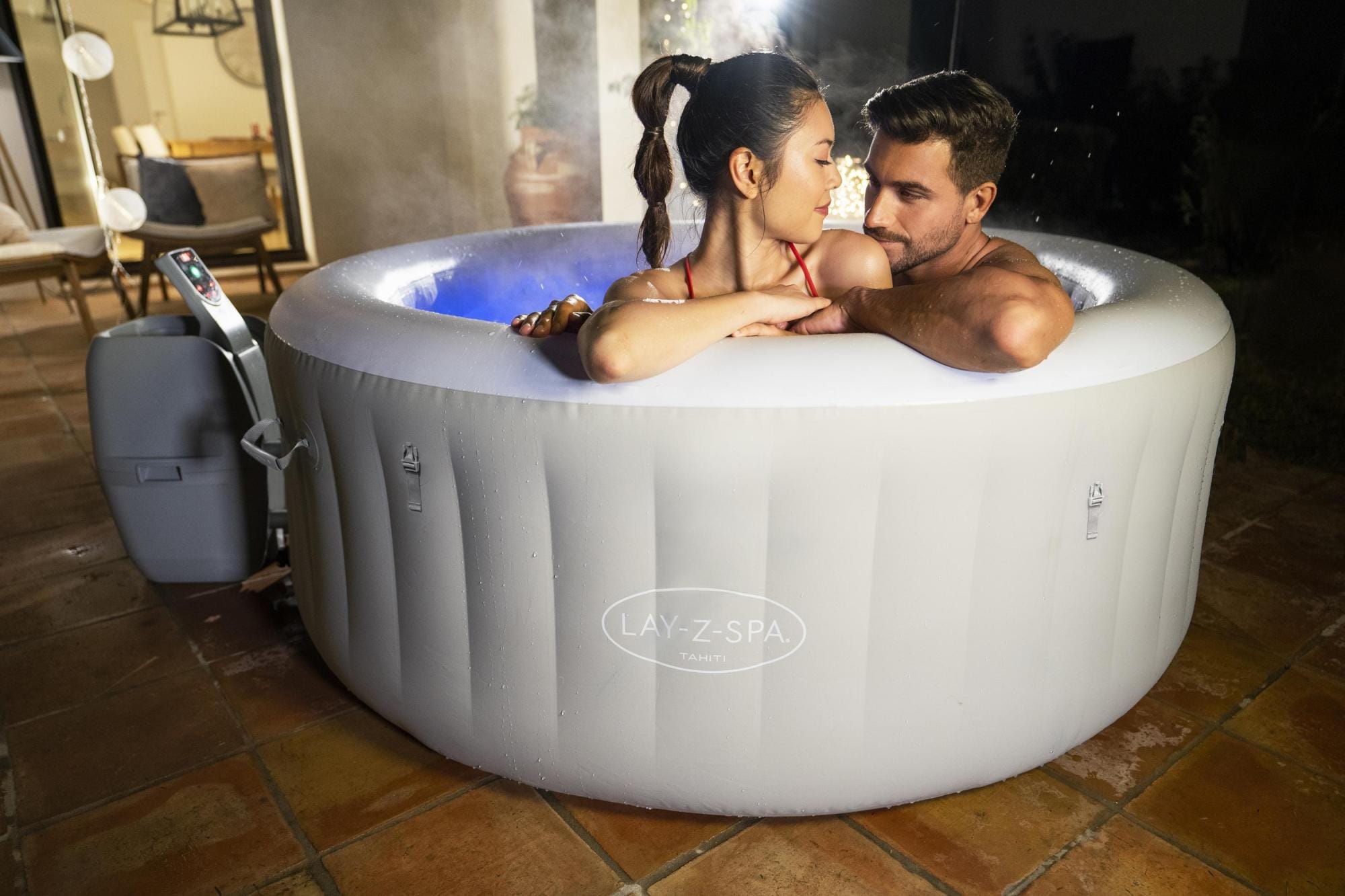 Spa Gonflable Spa gonflable rond Lay-Z-Spa Tahiti Airjet 2 - 4 personnes Bestway 1
