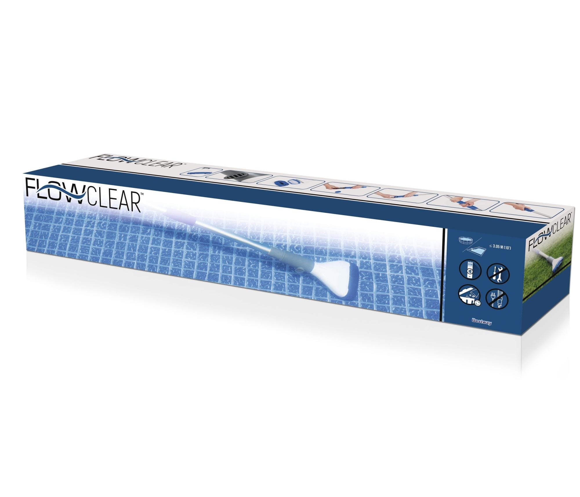 Accessoires Piscine Balai aspirateur électrique Aquascan pour spa et piscine jusqu'à 2m Bestway 17