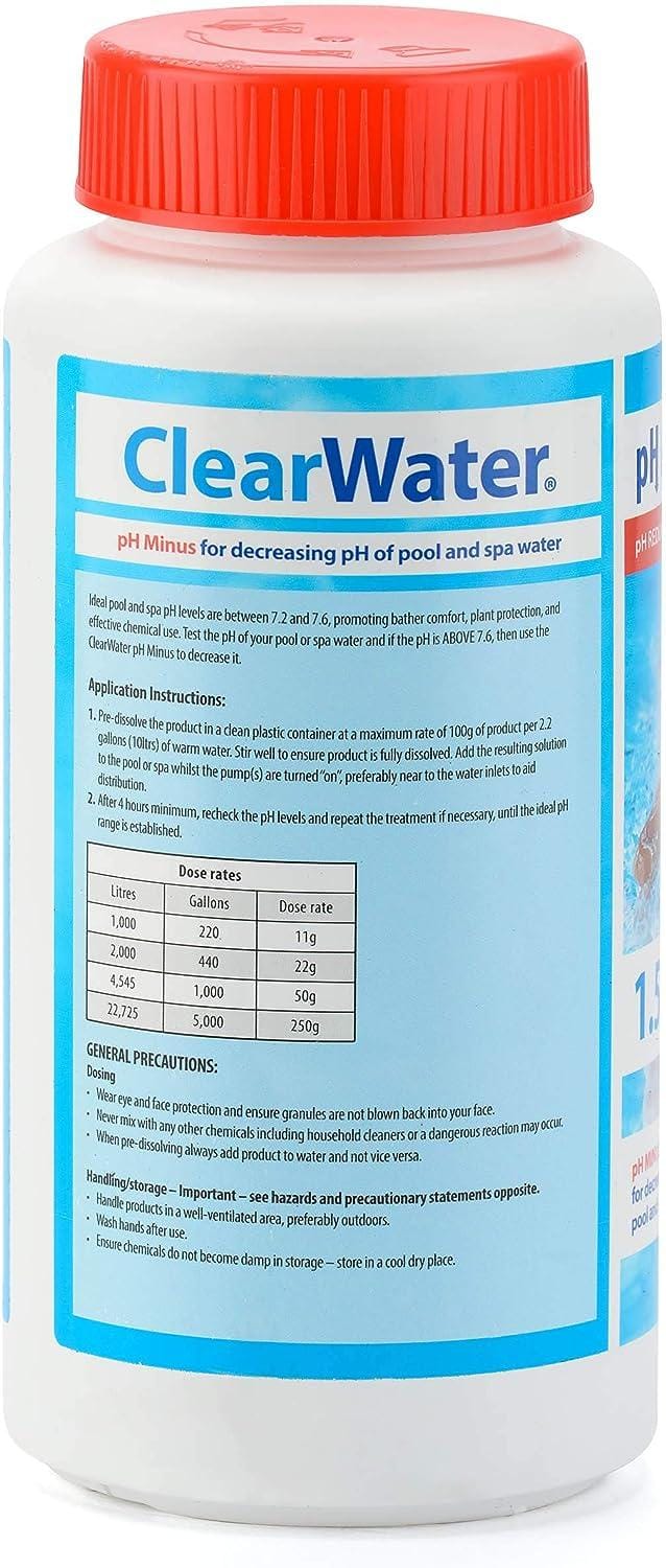 Accessoires piscine et spa ClearWater 1kg pH Minus Bestway 3