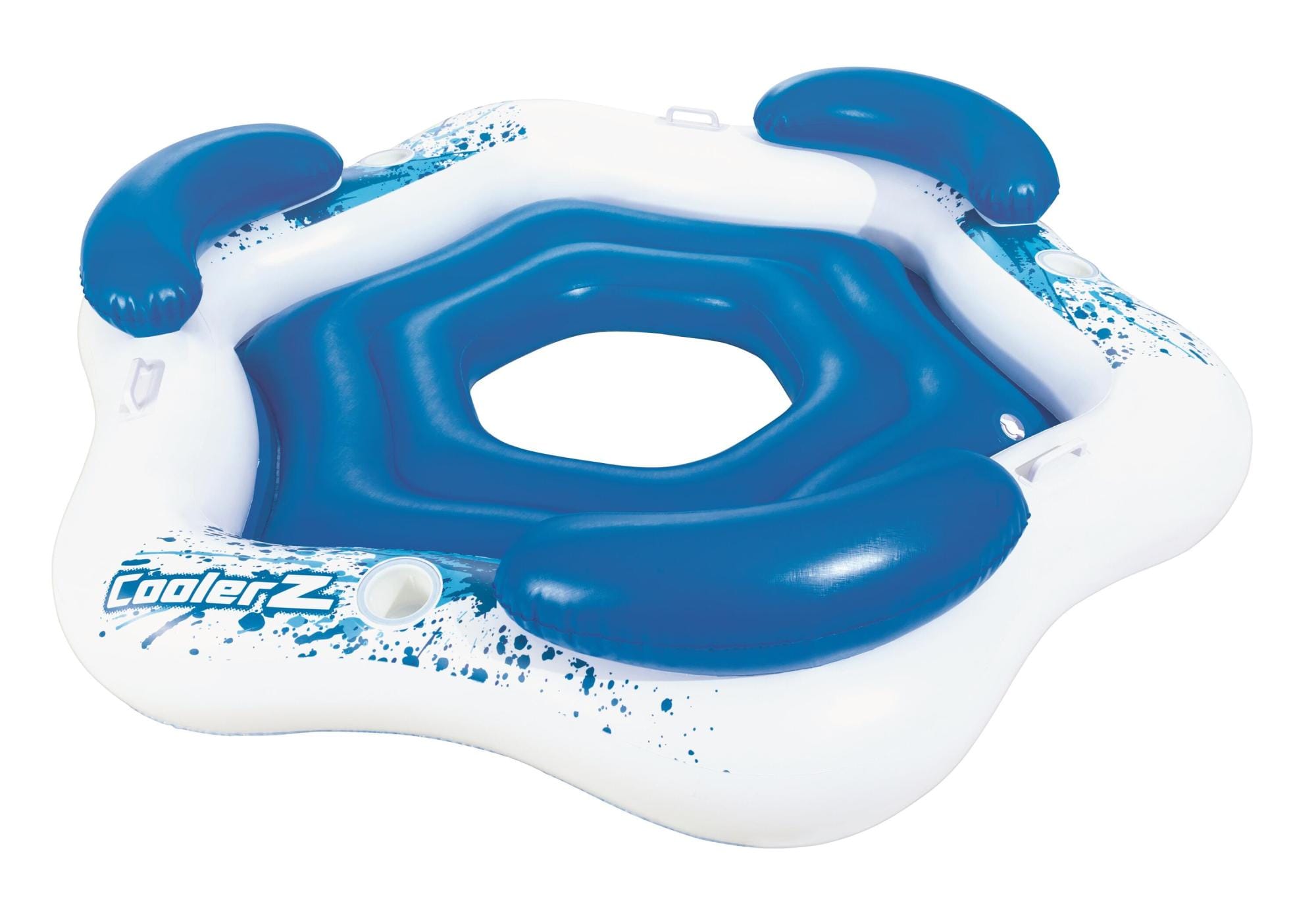 Jeux d'extérieur et trampoline Bouée gonflable 3 places 191 x 178 cm CoolerZ® Bestway 1