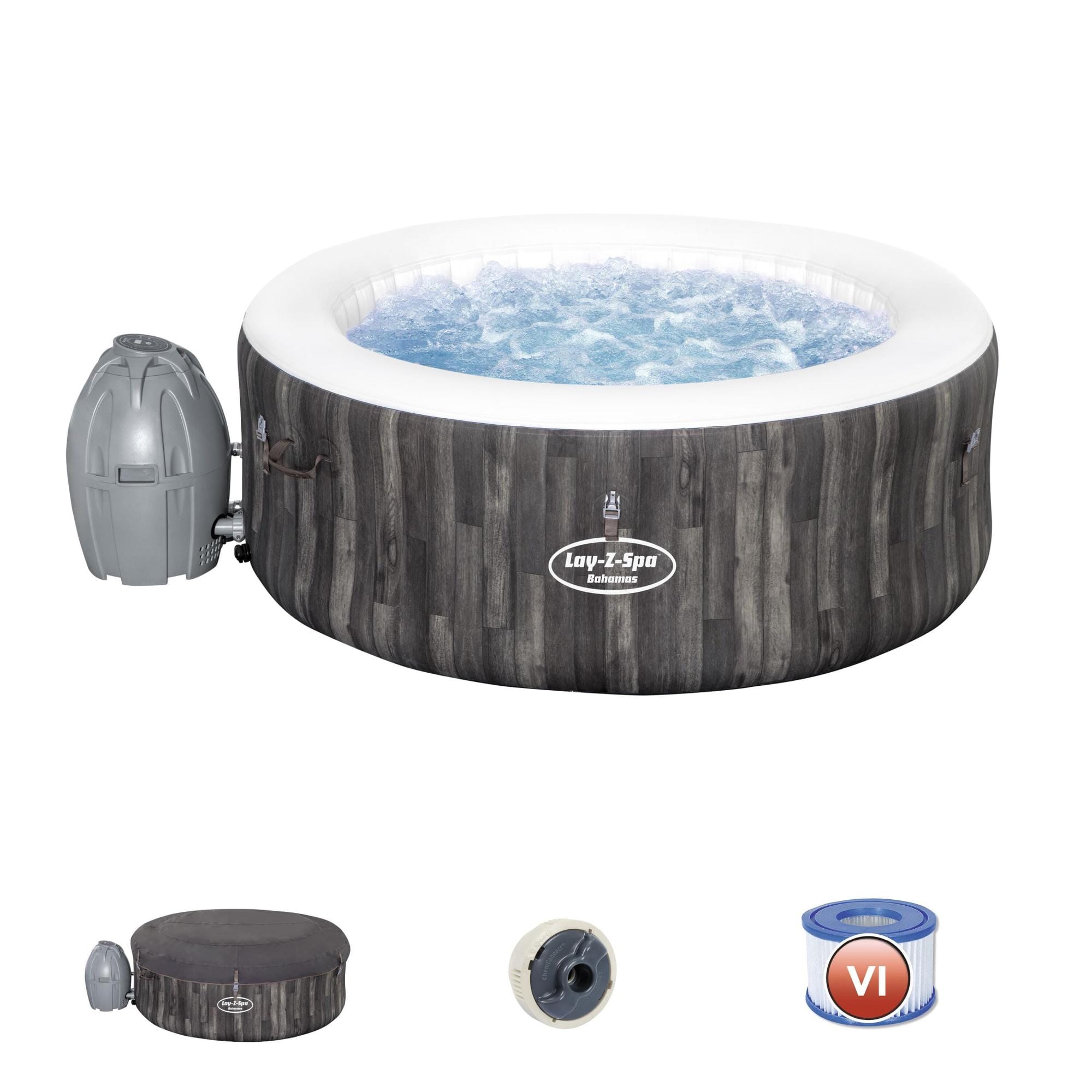 Spa Gonflable Spa gonflable rond Bahamas AirJet pour 2 à 4 personnes Bestway 1