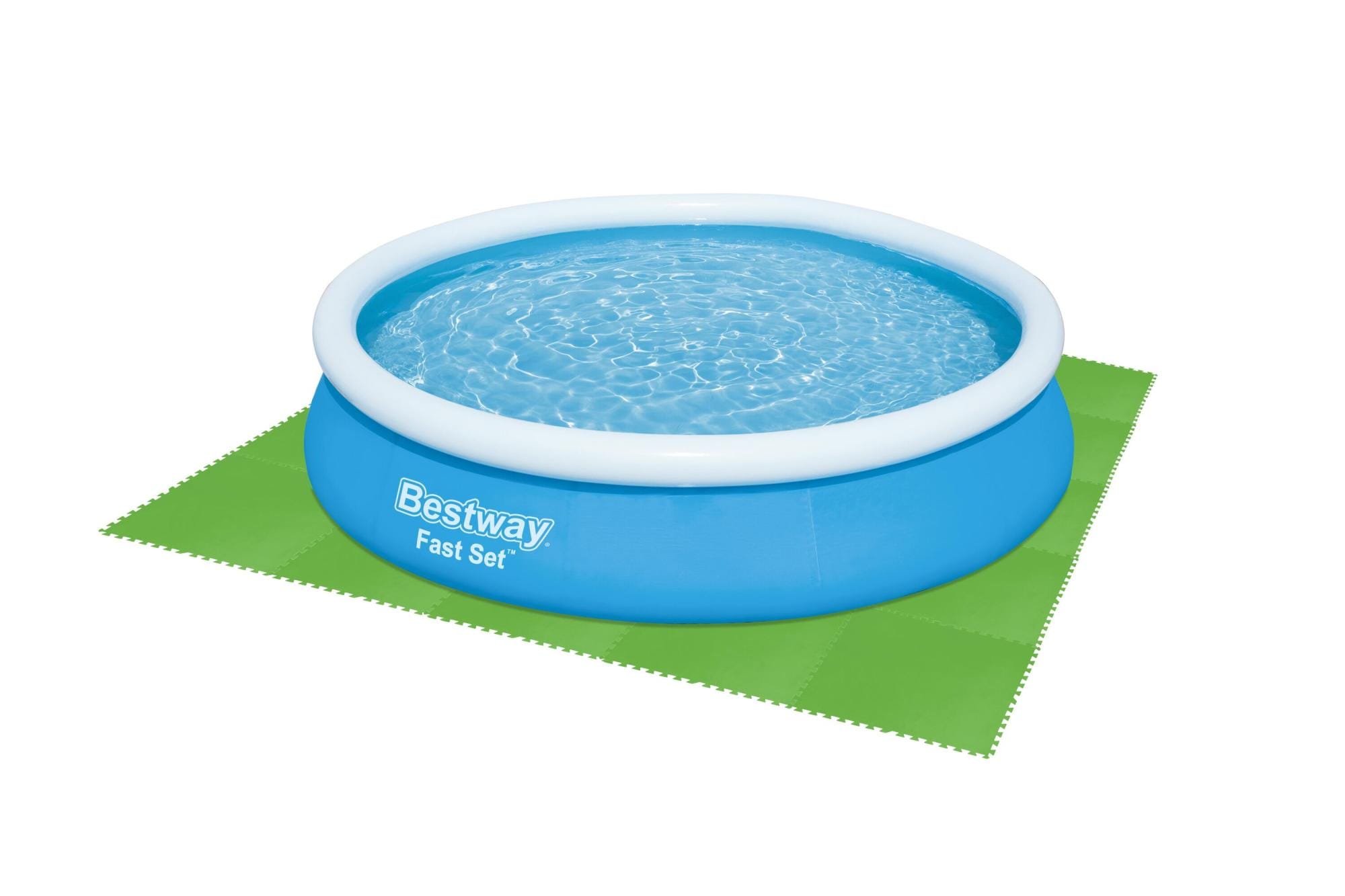 Accessoires Piscine Lot de 9 tapis de protection pré formés 78 x 78 cm Bestway 7