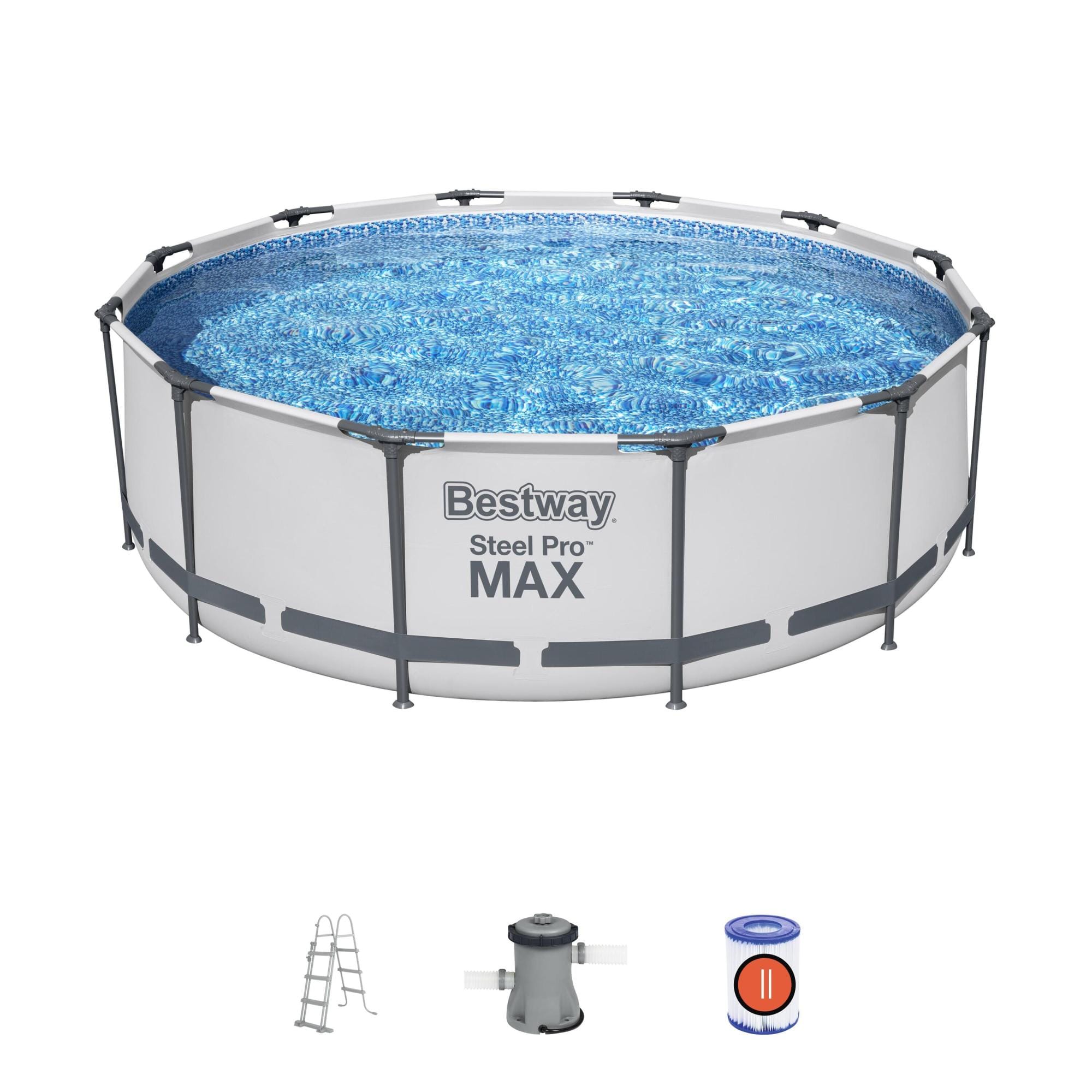 Piscine hors sol Piscine hors sol ronde Steel Pro Max 366 x 100 cm Bestway 1