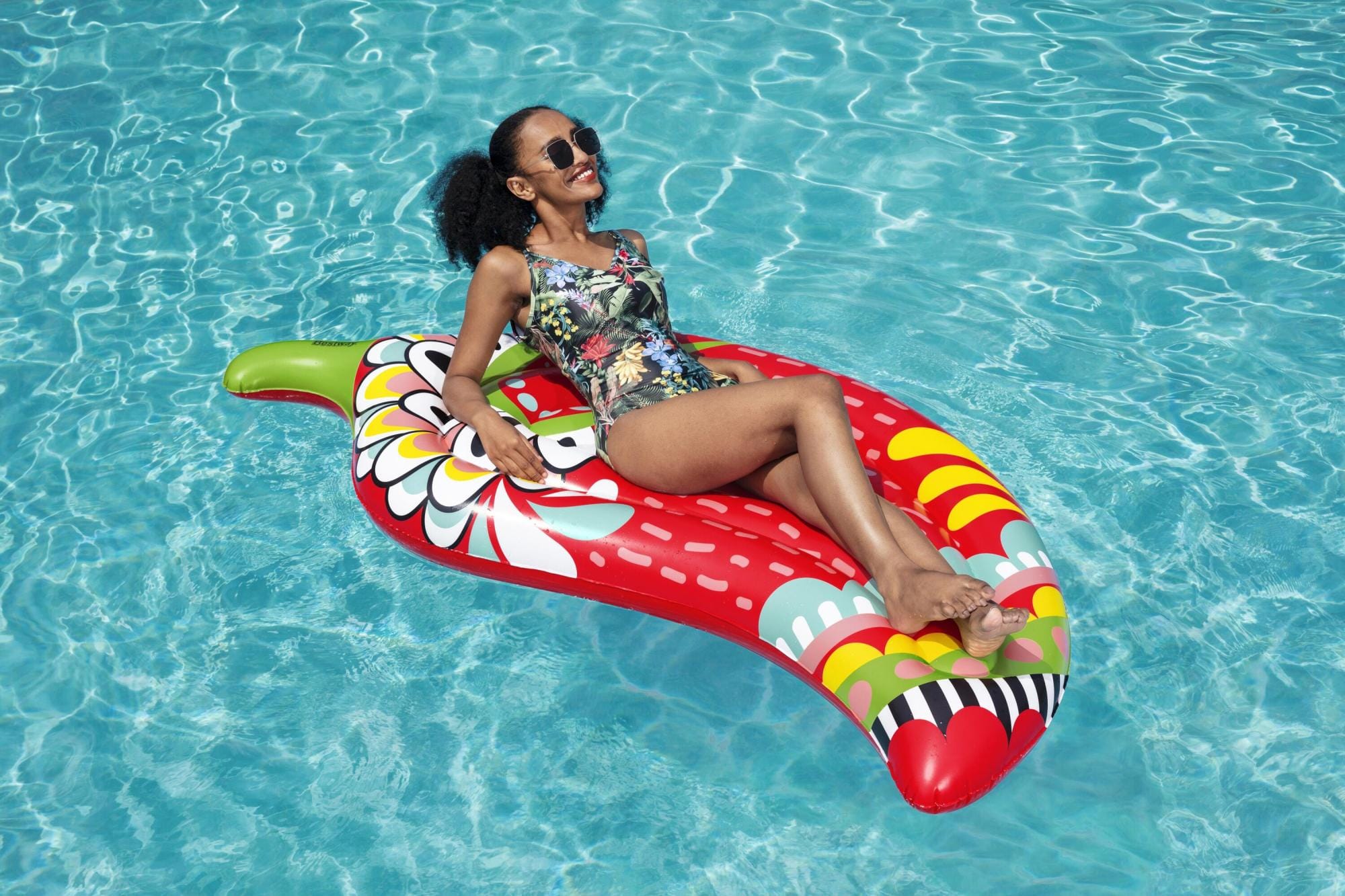 Jeux d'extérieur et trampoline Matelas gonflable Fiesta Pepper 195 x 99 cm Bestway 1