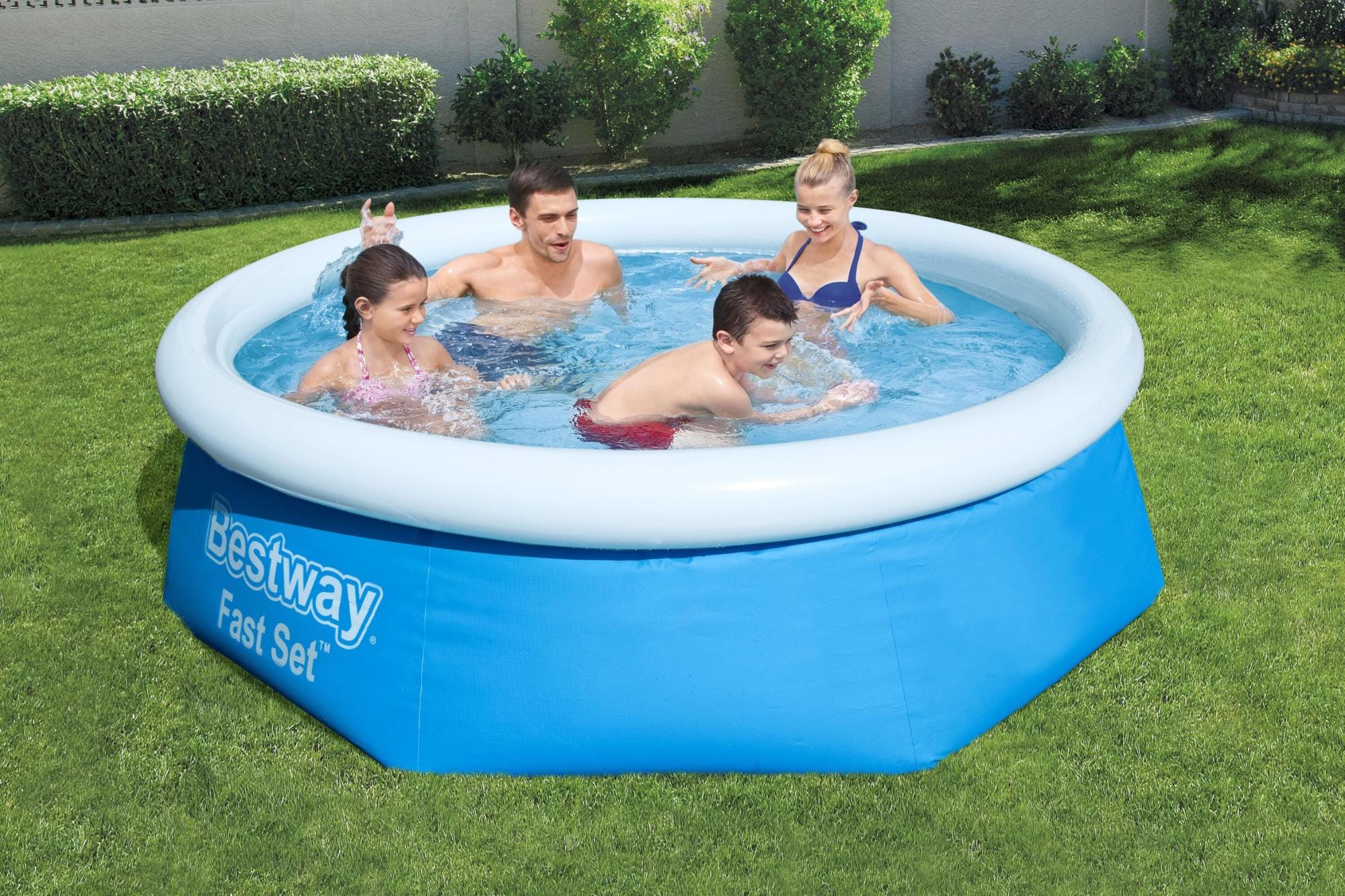 Piscine hors sol Piscine autoportante Fast Set ronde 244 x 66 cm Bestway 1