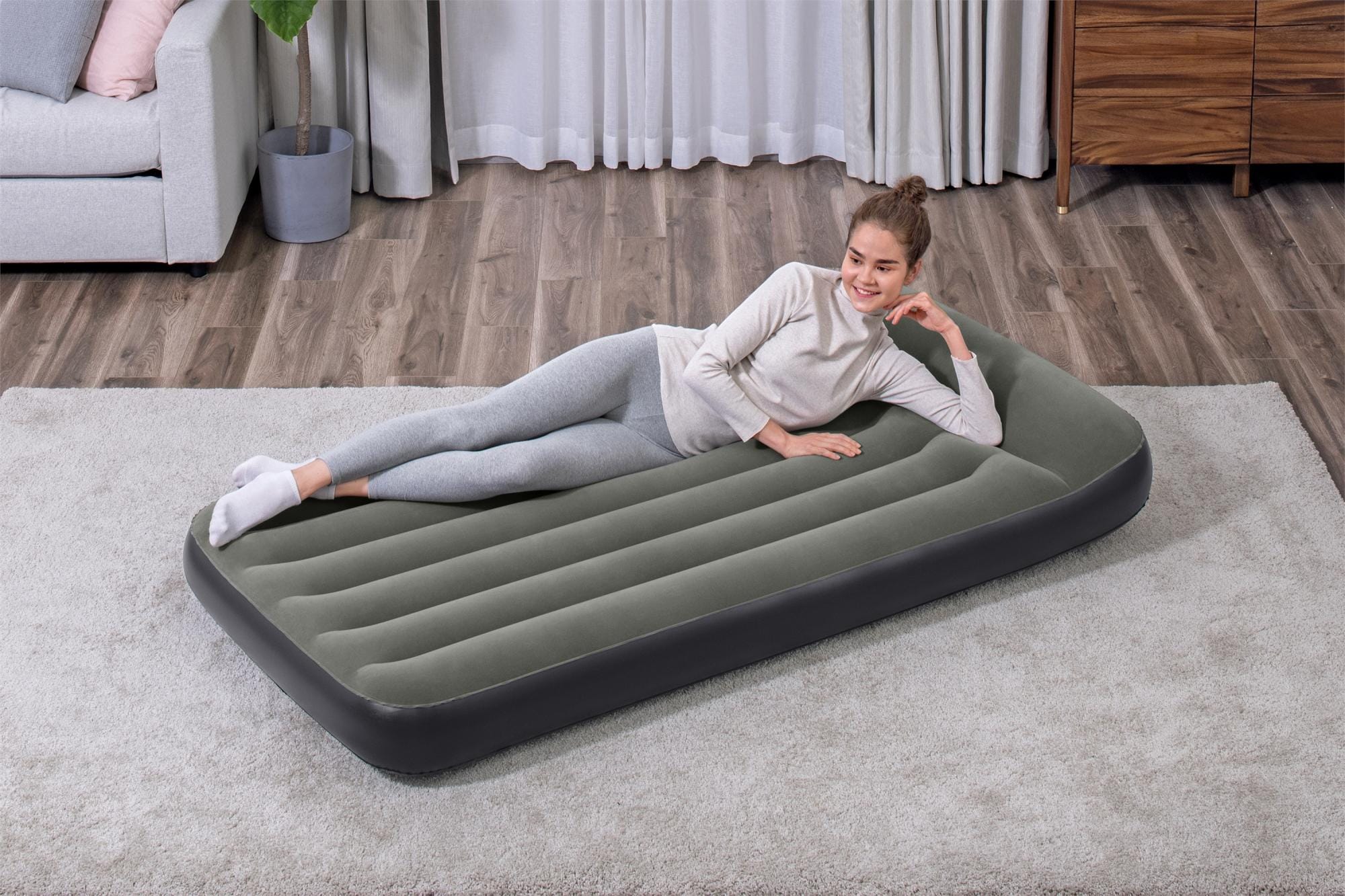 Camping et tente Matelas gonflable camping 1 place 188 x 99 x 30 cm Bestway 2