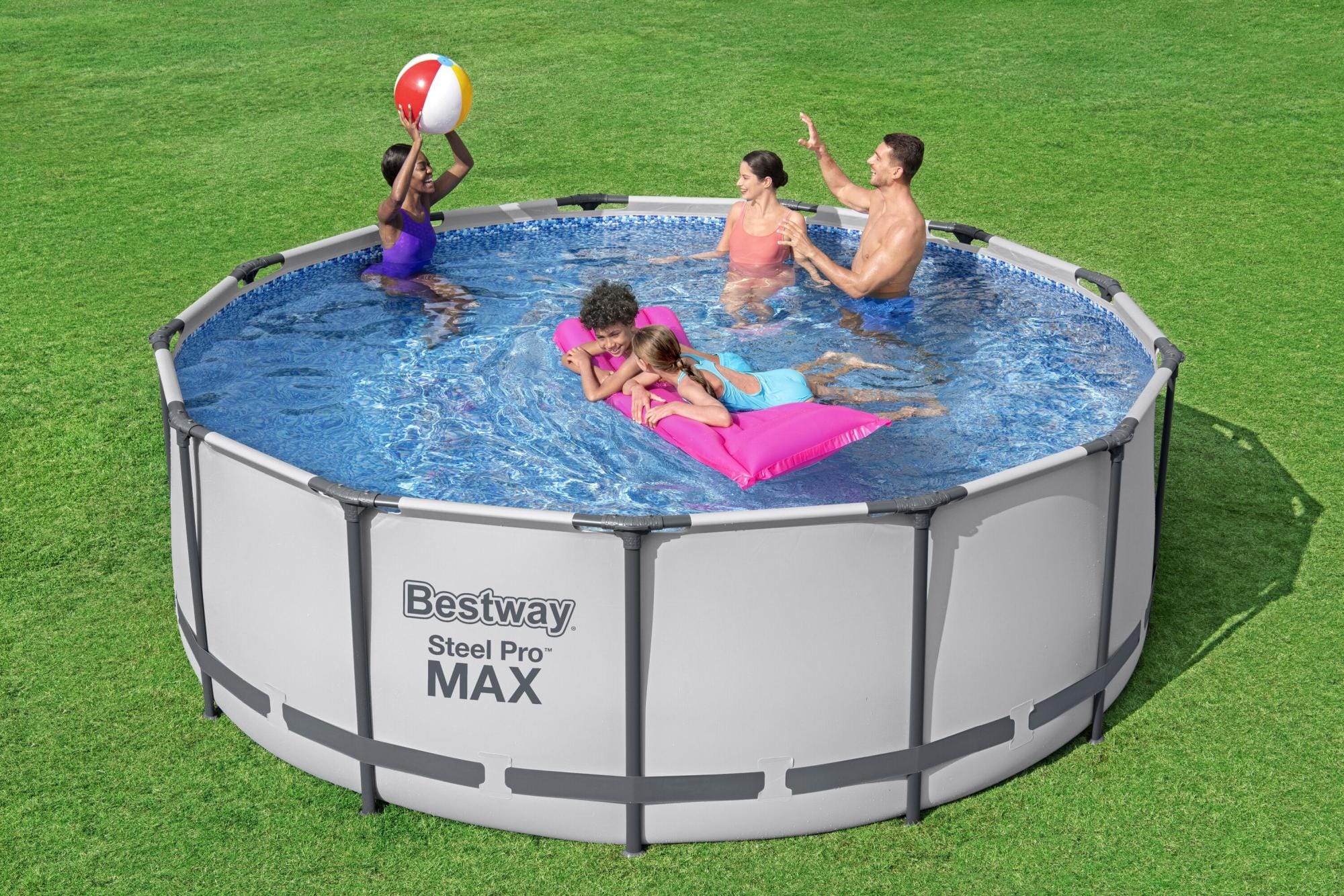 Piscine hors sol Piscine hors sol ronde Steel Pro Max 396 x 122 cm Bestway 1