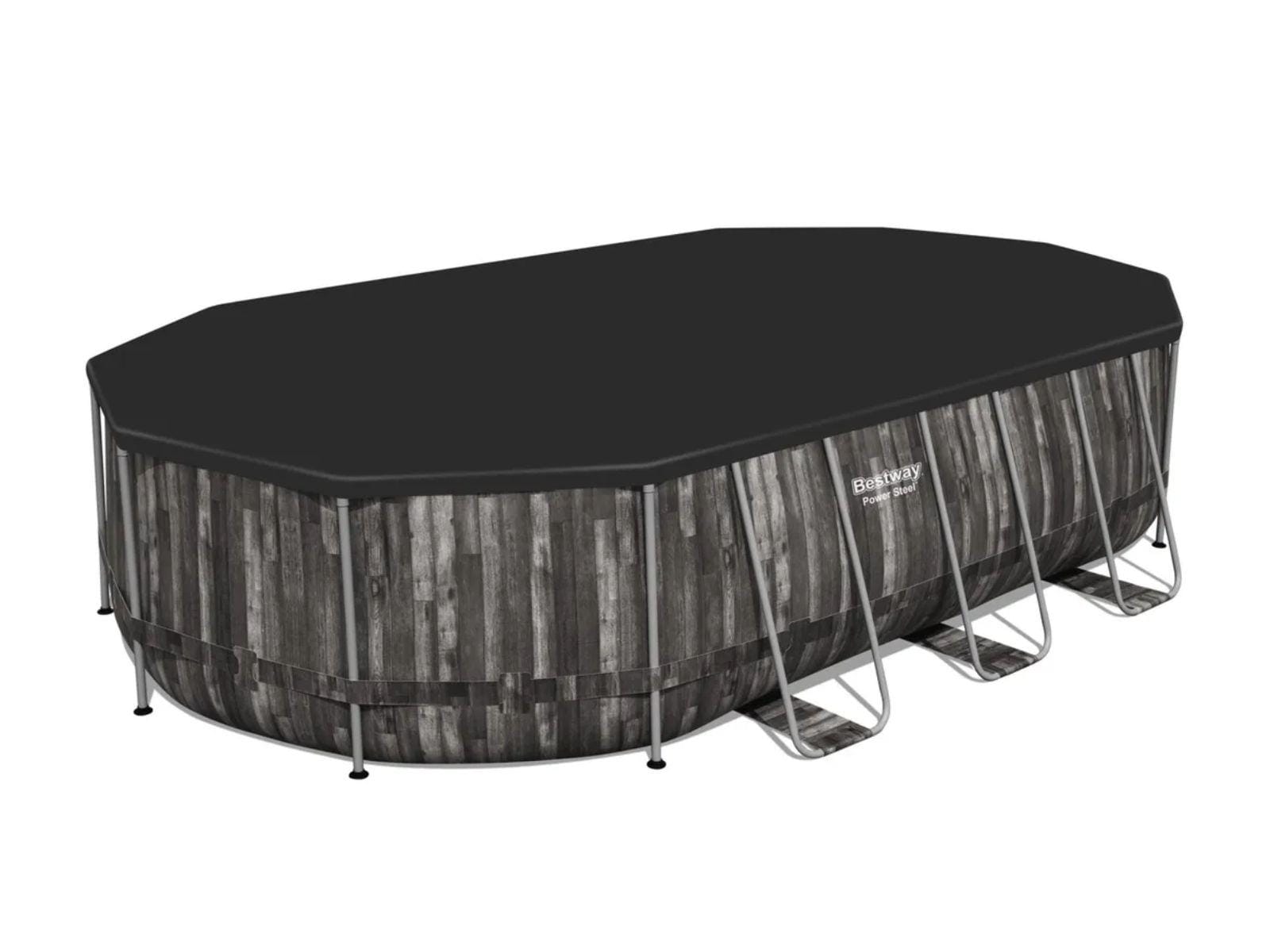 Accessoires Piscine Bâche pour piscine Power Steel ovale 610 x 366 x 122 cm Bestway 1