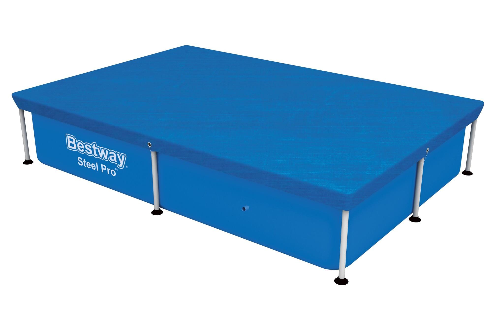 Accessoires Piscine Bâche 4 saisons rectangle 224x154cm pour piscine Steel Pro 221x150cm Bestway 1
