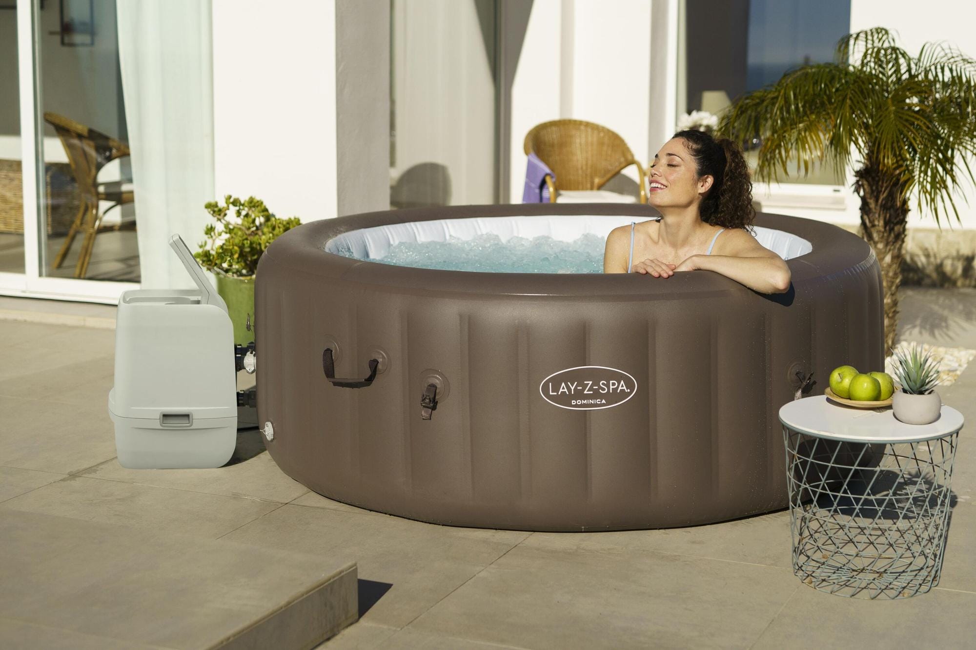 Spa Spa gonflable rond Lay-Z-Spa Dominica Hydrojet 4 - 6 places Bestway 1