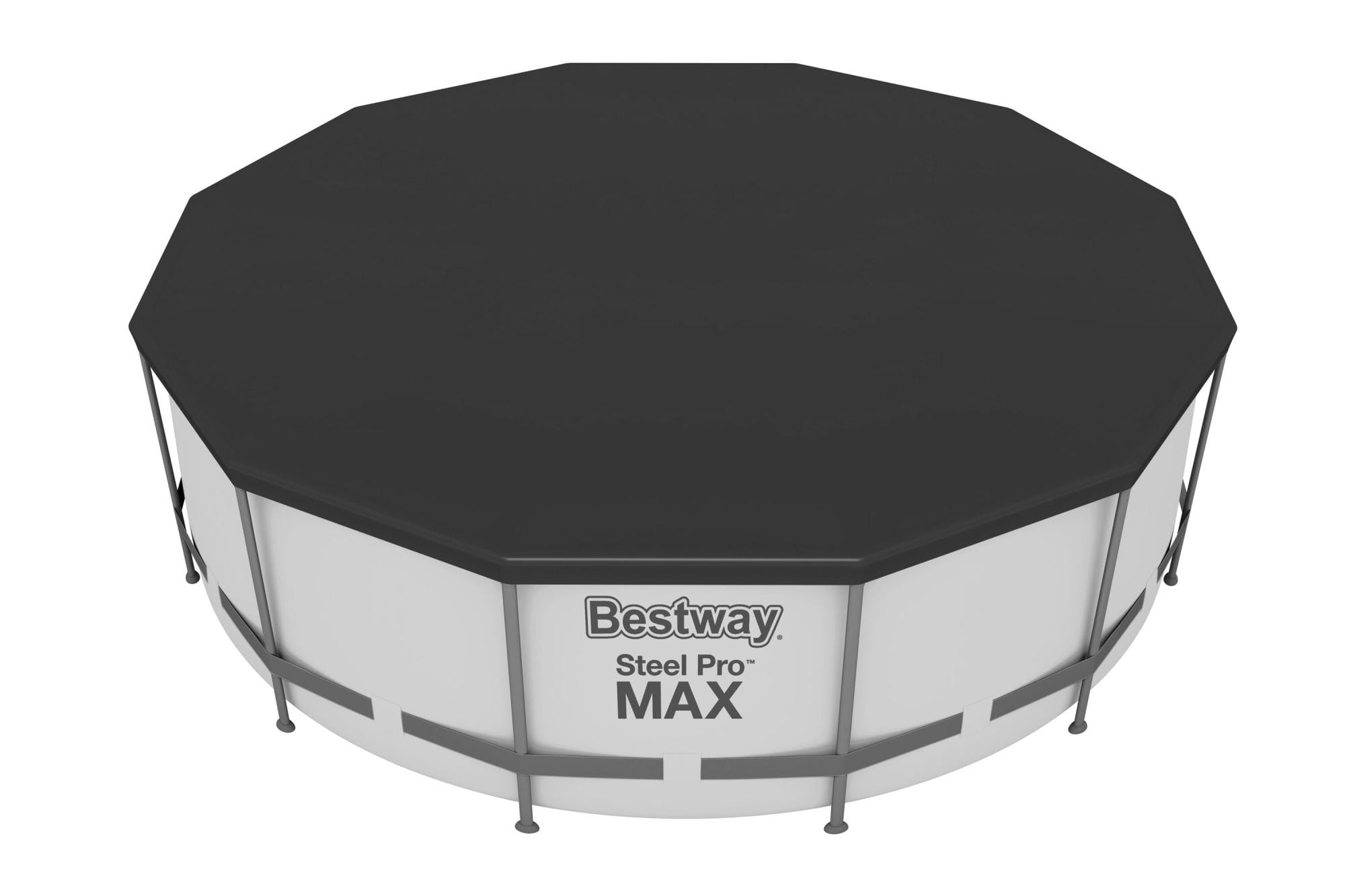 Accessoires Piscine Bâche 4 saisons ronde 370cm pour piscine hors sol Ø 360 cm ou 366 cm Bestway 1