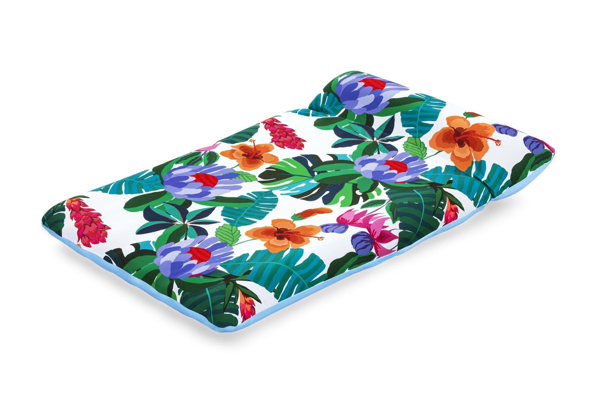 Jeux d'extérieur et trampoline Matelas de piscine gonflable avec revêtement tissu décor floral Bestway 1