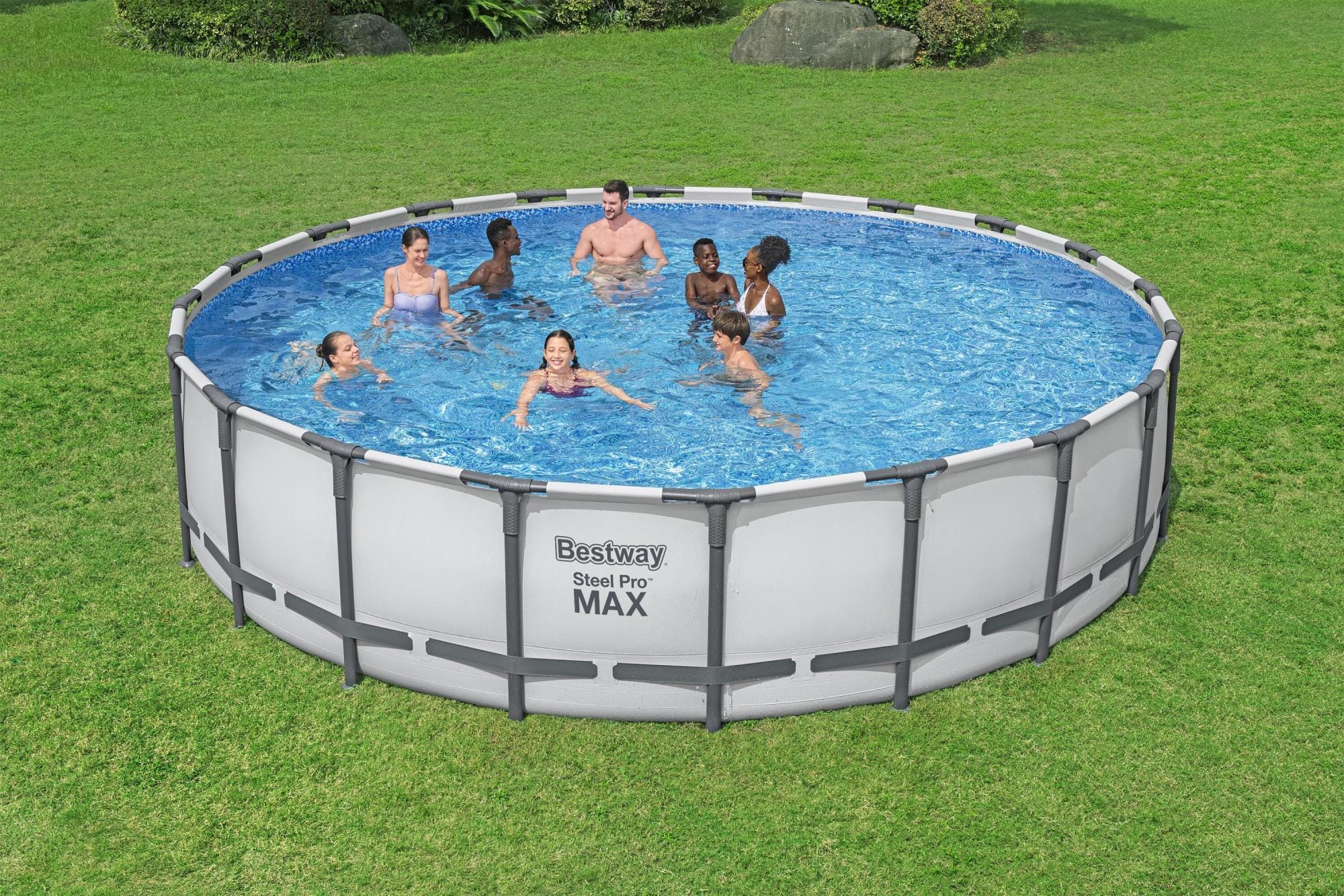 Piscine hors sol Piscine hors sol ronde Steel Pro Max 610 x 132 cm Bestway 2