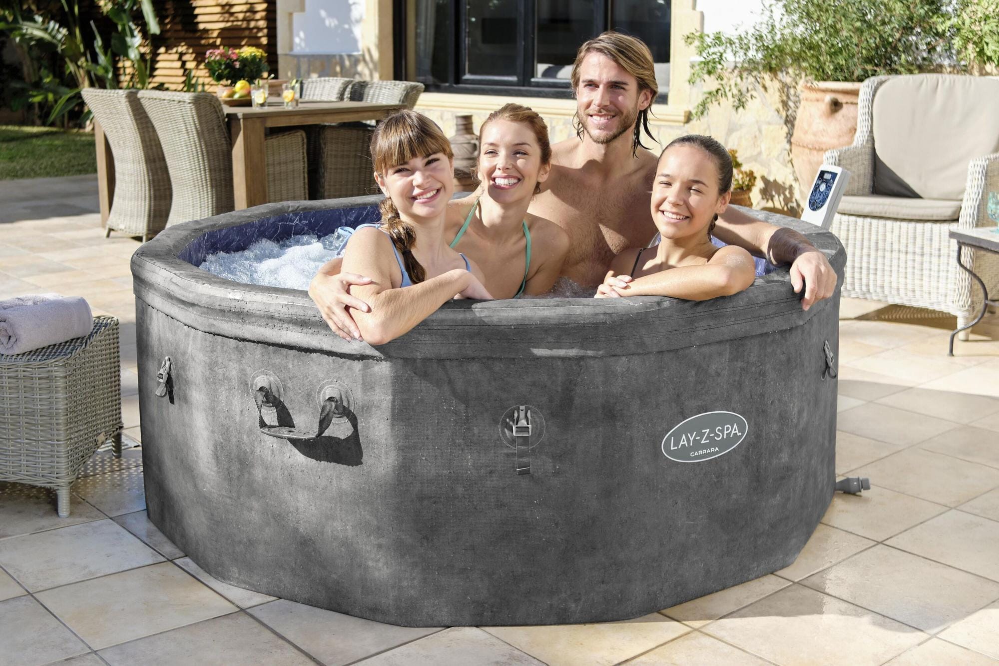 Spa Gonflable Spa gonflable rond Carrara Smart AirJet EnergySense 4 - 6 places Bestway 4