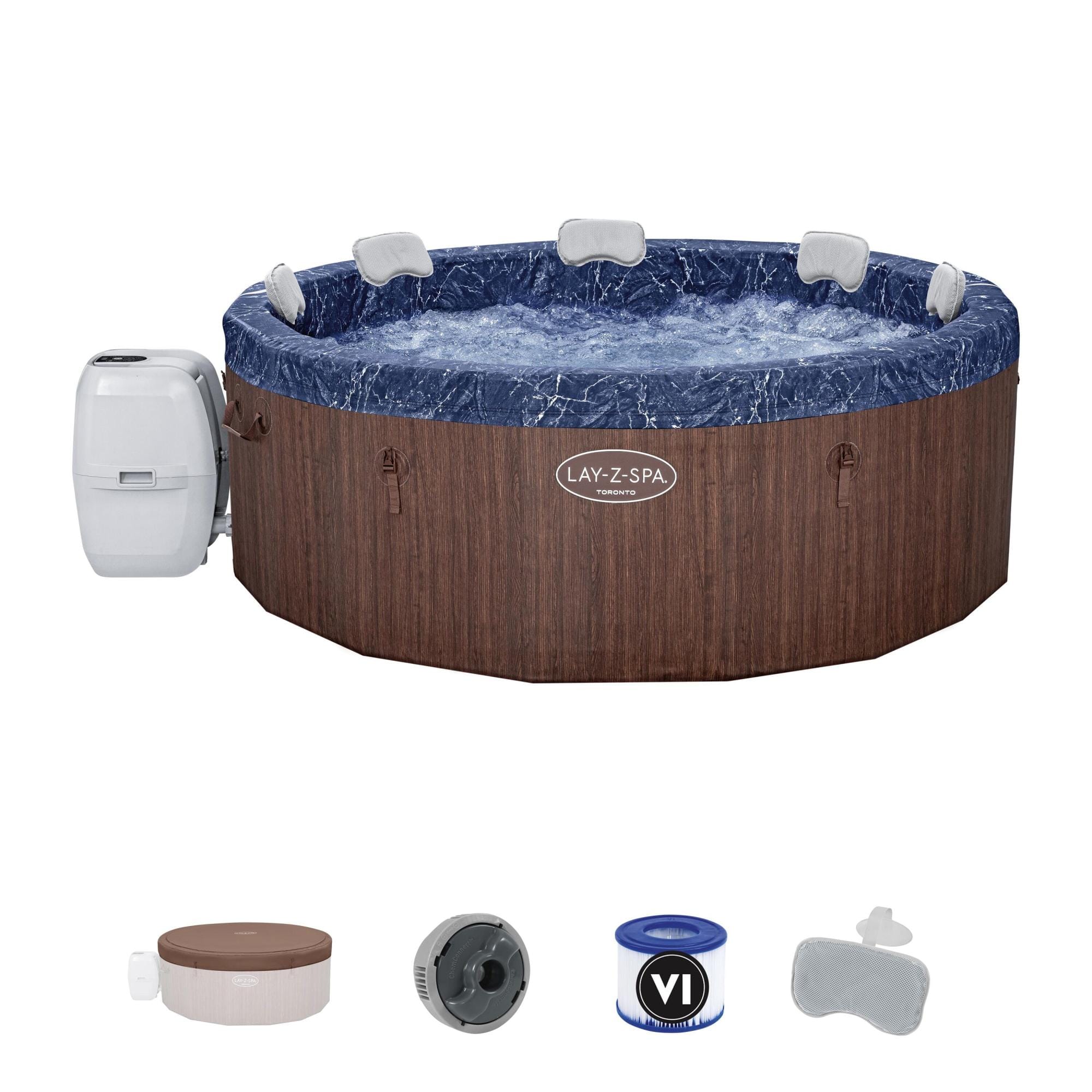 Spa Gonflable Spa semi rigide 5-7 places Lay-Z-Spa Toronto Airjet Bestway 1