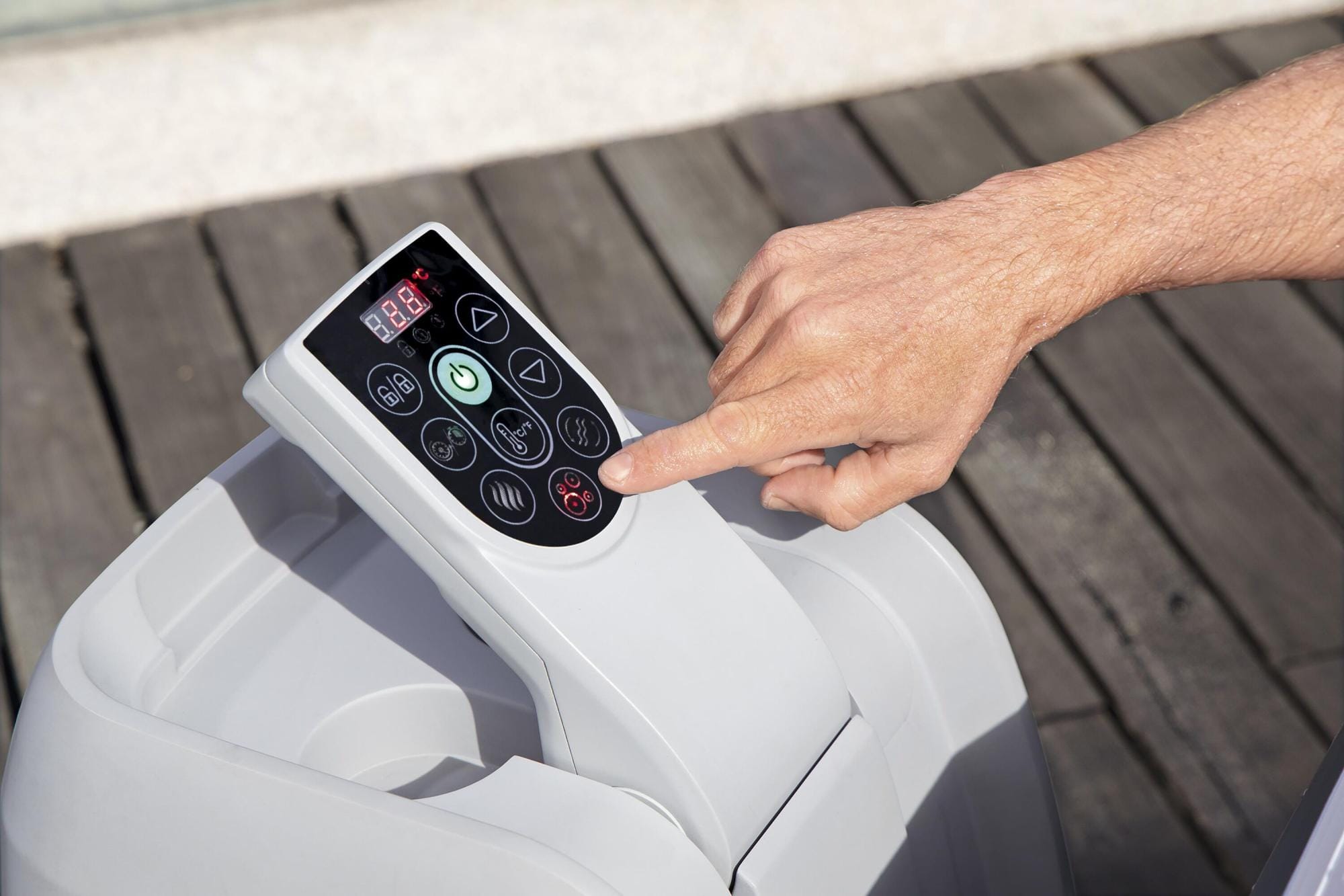 Spa Gonflable Spa gonflable carré Lay-Z-Spa Ibiza Airjet 4 - 6 personnes Bestway 8