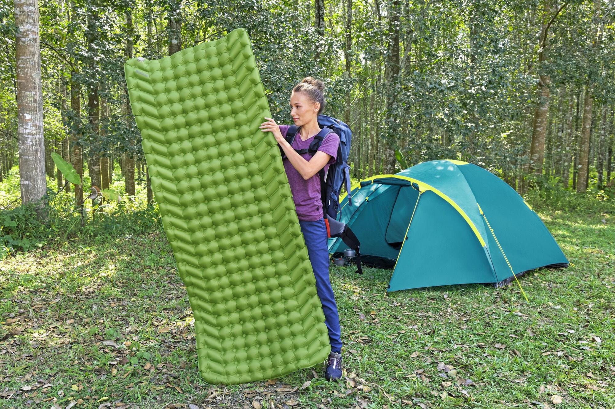 Camping et tente Matelas gonflable de trekking 198 x 71 x 6.5 cm WanderLite  Bestway 1