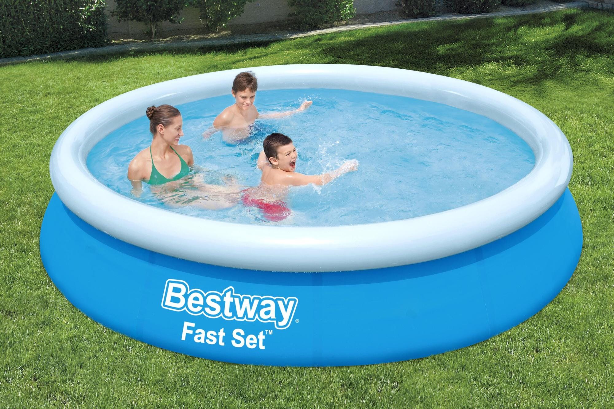 Piscine hors sol Piscine autoportante Fast Set ronde 366 x 76 cm Bestway 1