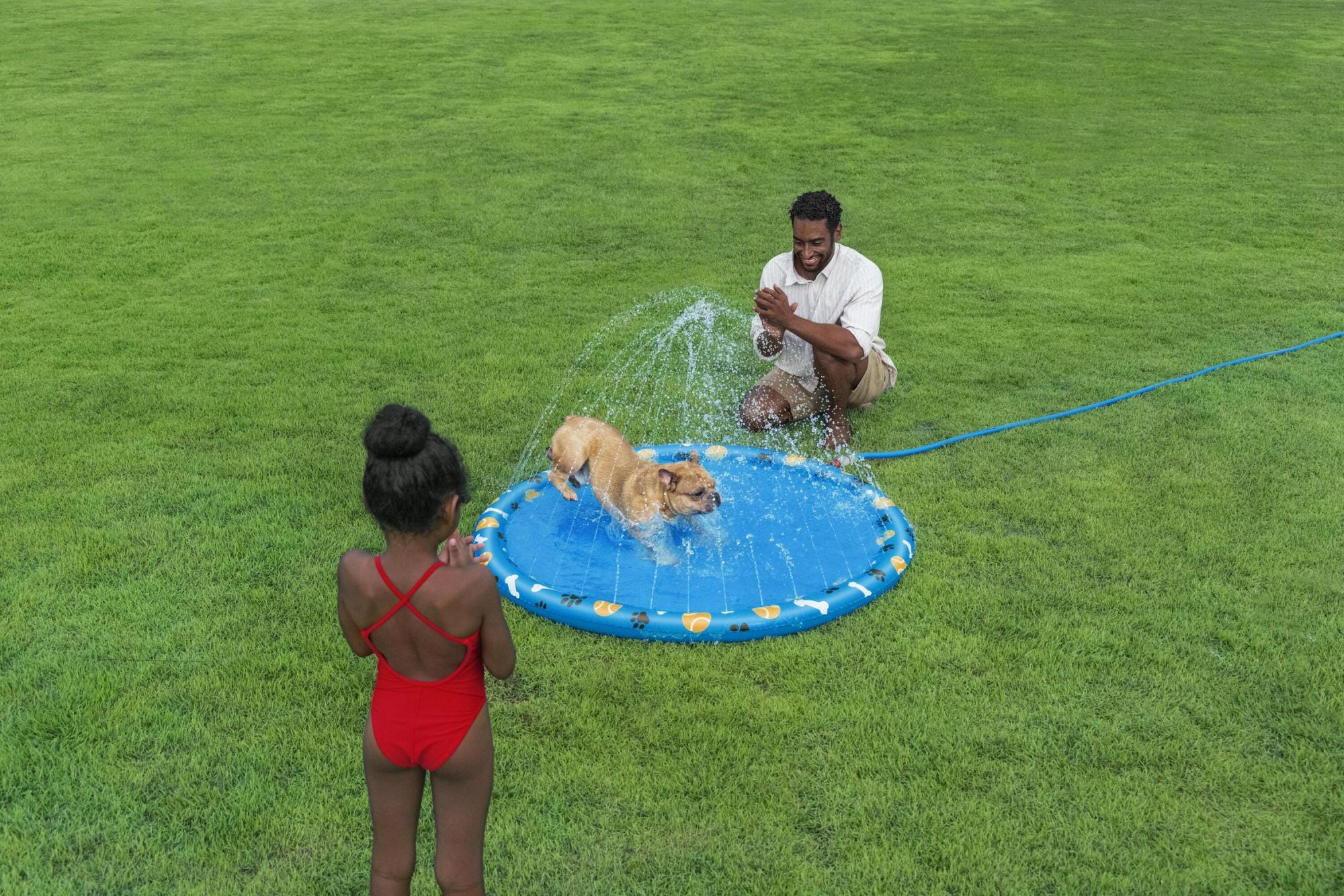 Jeux d'extérieur et trampoline Tapis à eau pour animaux de compagnie Fetchin Fun Bestway 1