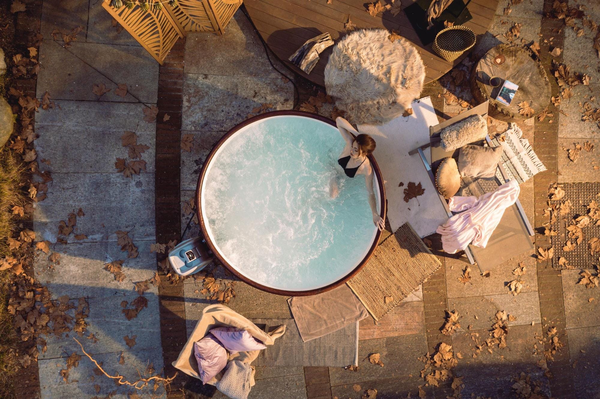 Spa Gonflable Spa gonflable rond Lay-Z-Spa® Helsinki Airjet™ 5 - 7 personnes Wifi Bestway 8