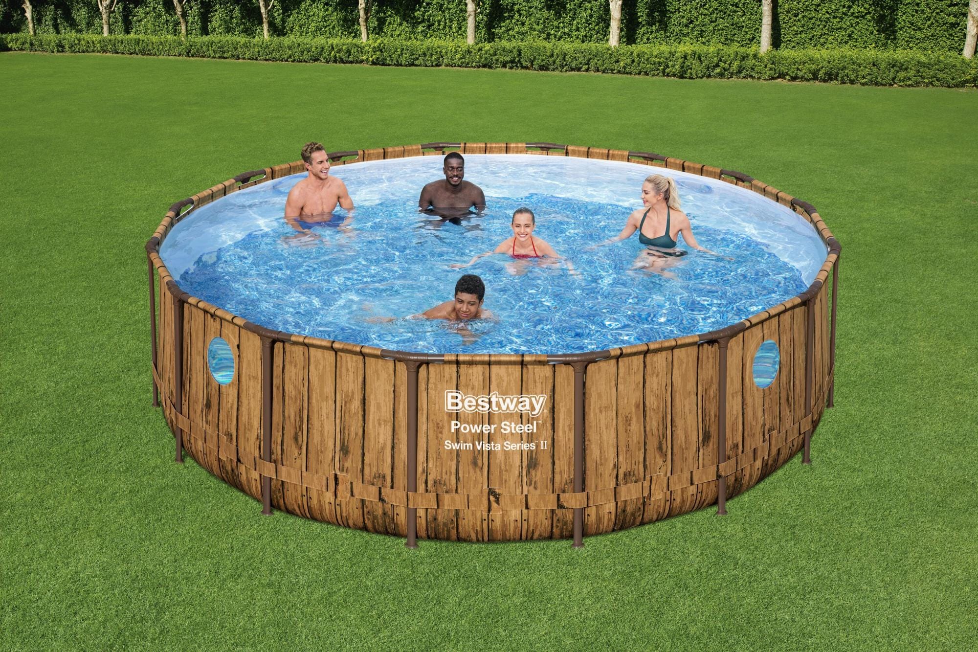 Piscine hors sol Piscine hors-sol sans accessoire Swim Vista ronde 488x488x122cm Bestway 2
