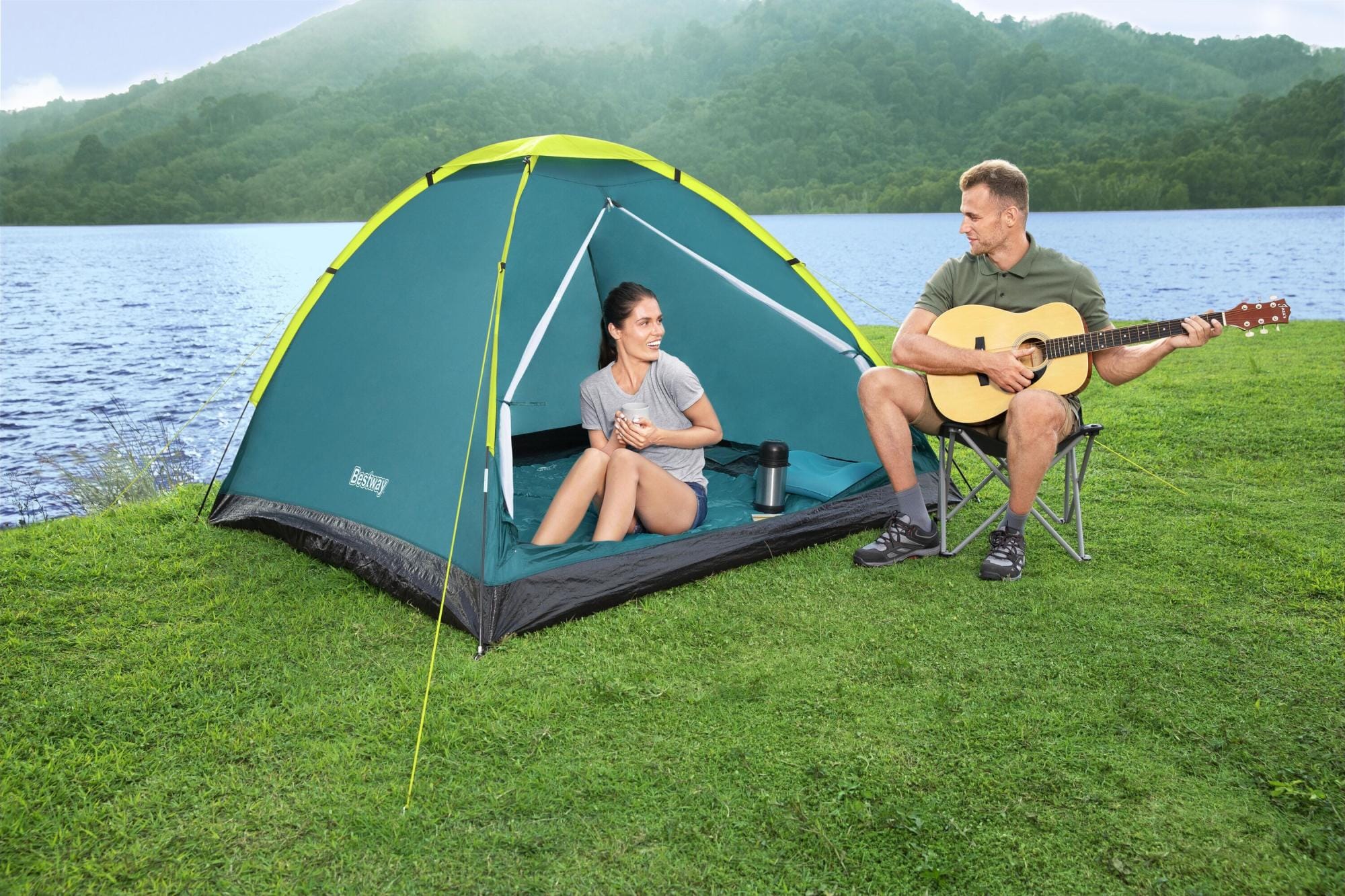 Camping et tente Tente de camping 2 places CoolDome 2 Bestway 145 x 205 x 100 cm Bestway 1