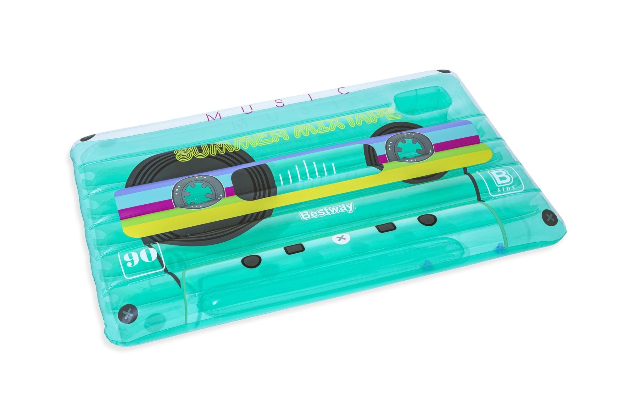Jeux d'extérieur et trampoline Bouée gonflable Retro Beats™, 1 adulte, 90kg Bestway 1