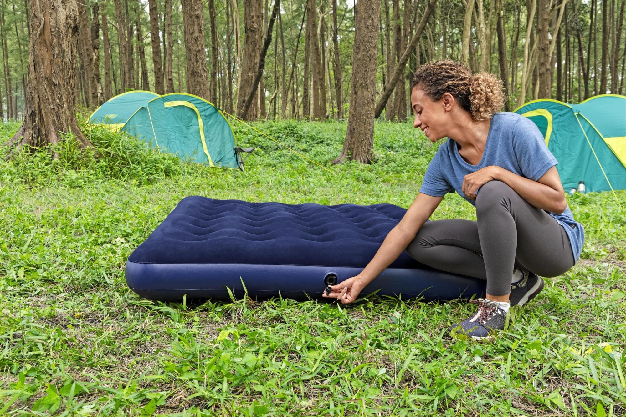Camping et tente Matelas gonflable de camping 2 places 191x137x22 cm Bestway 8