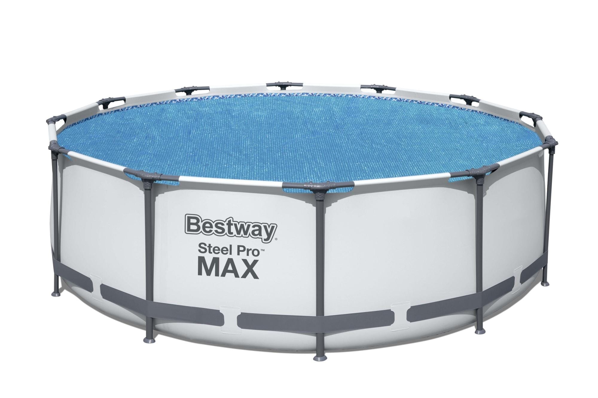 Accessoires Piscine Bâche à bulles ronde 356cm piscine hors sol Ø 366cm ou 396cm Bestway 1