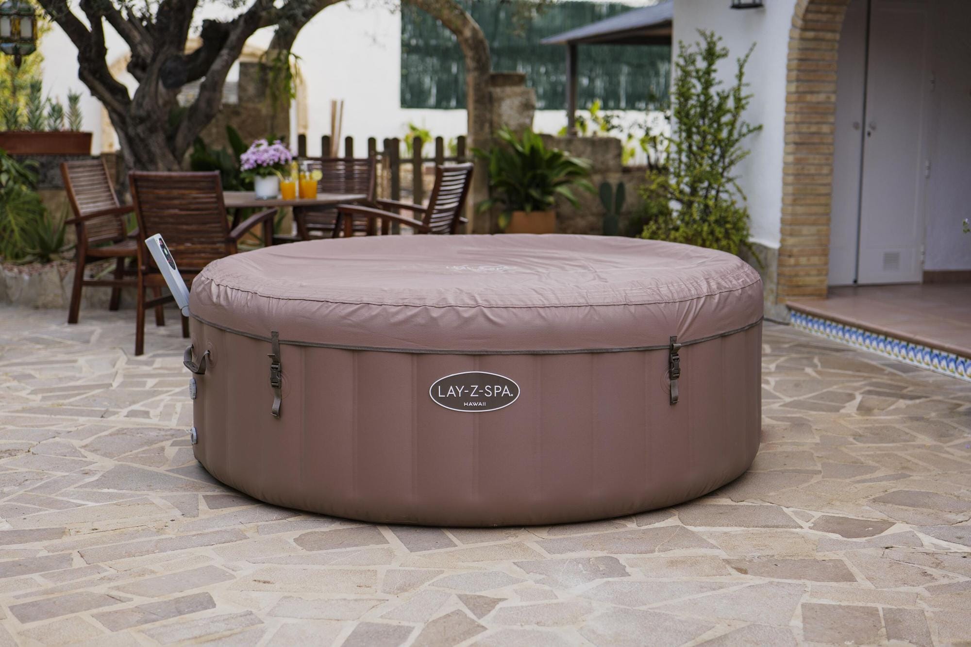 Spa Gonflable Spa gonflable rond Hawaii Smart AirJet Energy Sense 4 - 6 places Bestway 9