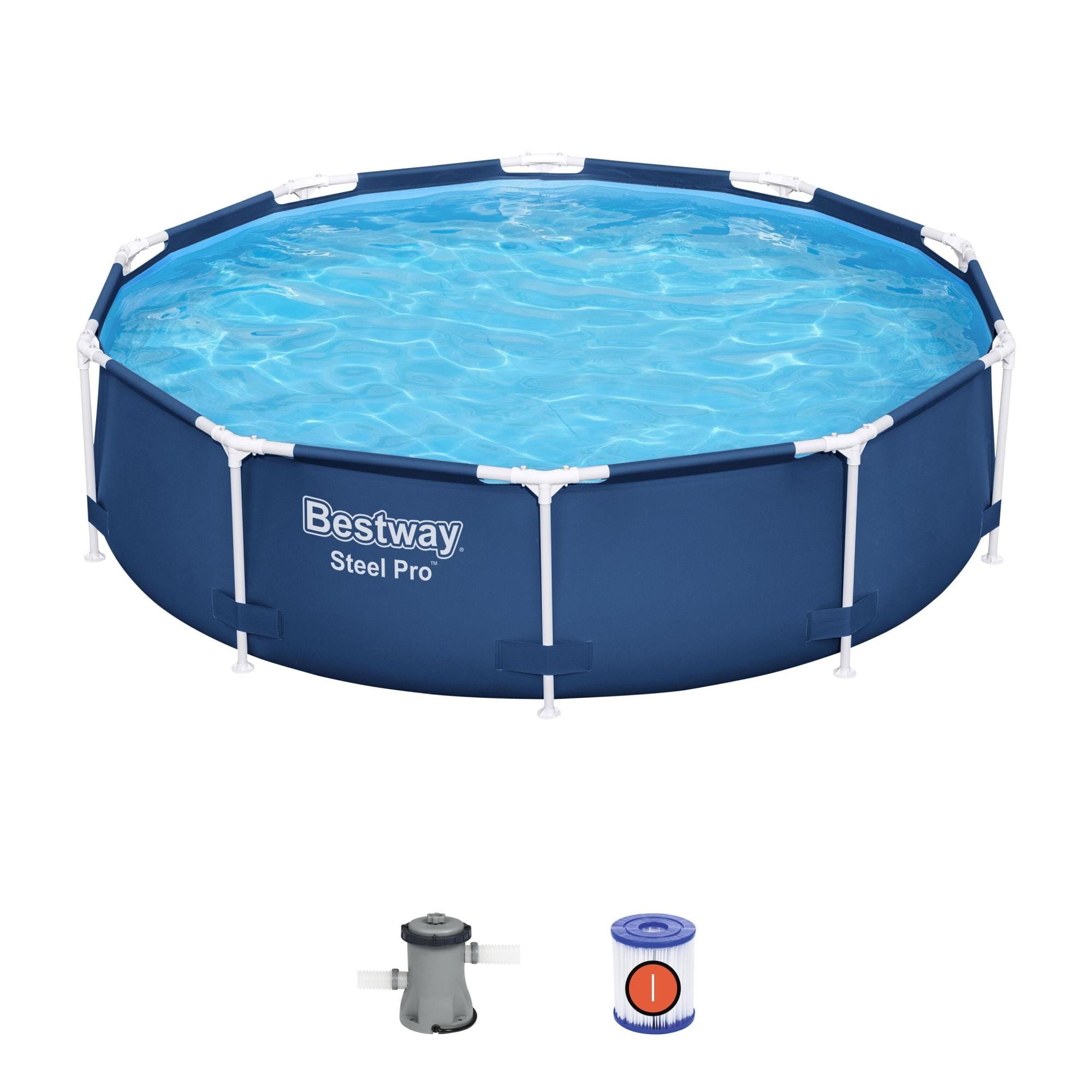Piscine hors sol Piscine hors sol ronde 305x76 cm Steel Pro Bestway 1