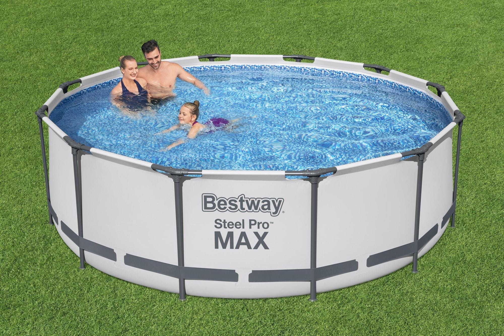 Piscine hors sol Piscine hors sol ronde Steel Pro Max 366 x 100 cm Bestway 2