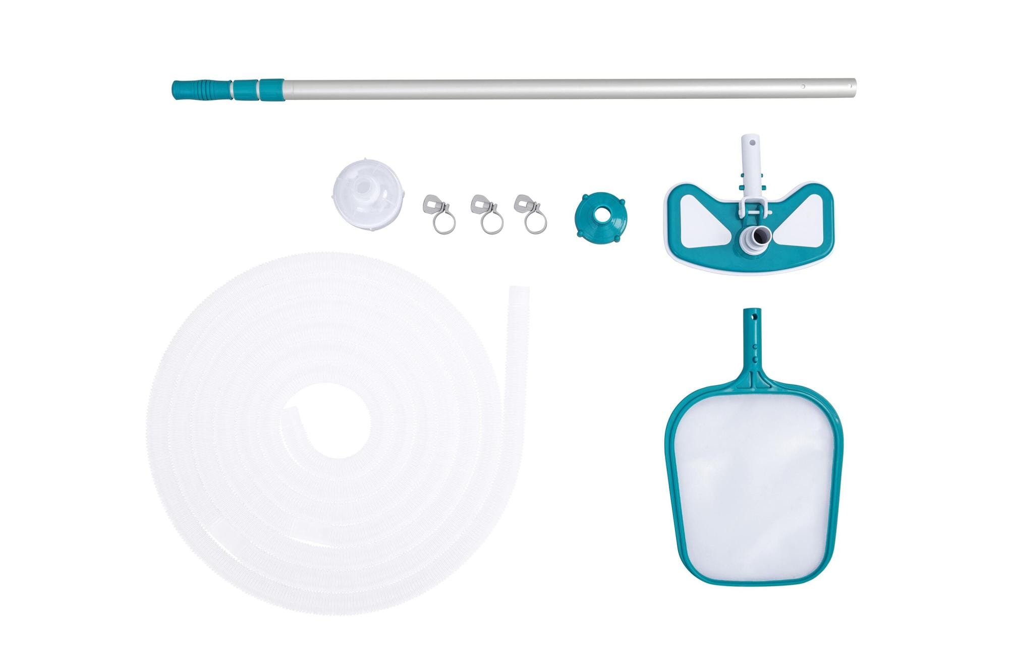 Accessoires Piscine Kit de nettoyage piscine AquaClean avec aspirateur et épuisette Bestway 1
