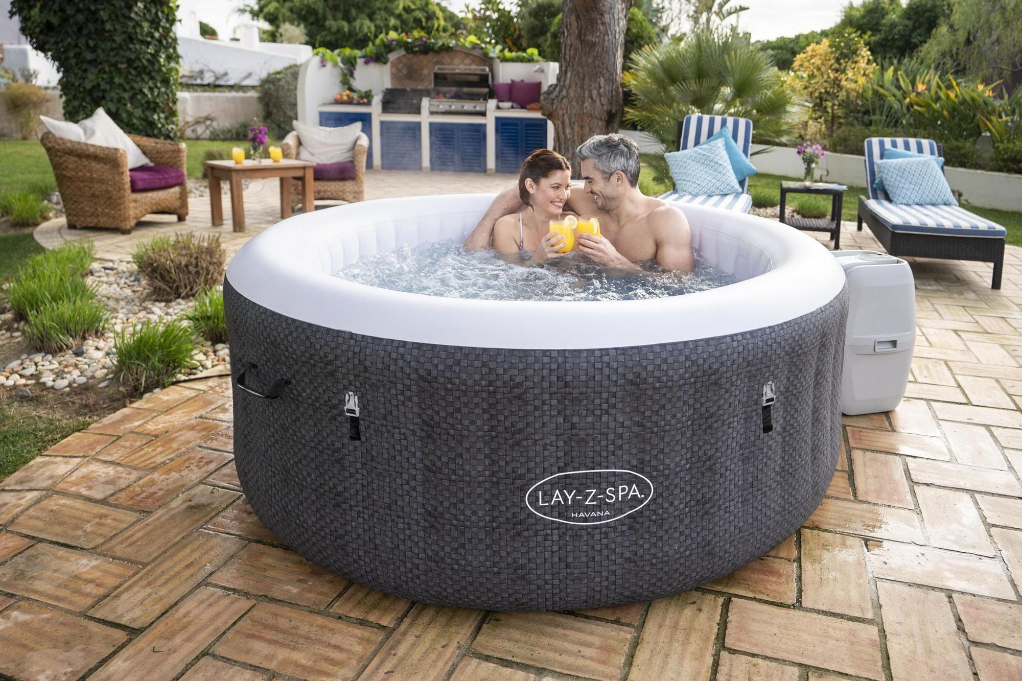 Spa Gonflable Spa gonflable rond Lay-Z-Spa Havana Airjet 2 - 4 personnes Bestway 2