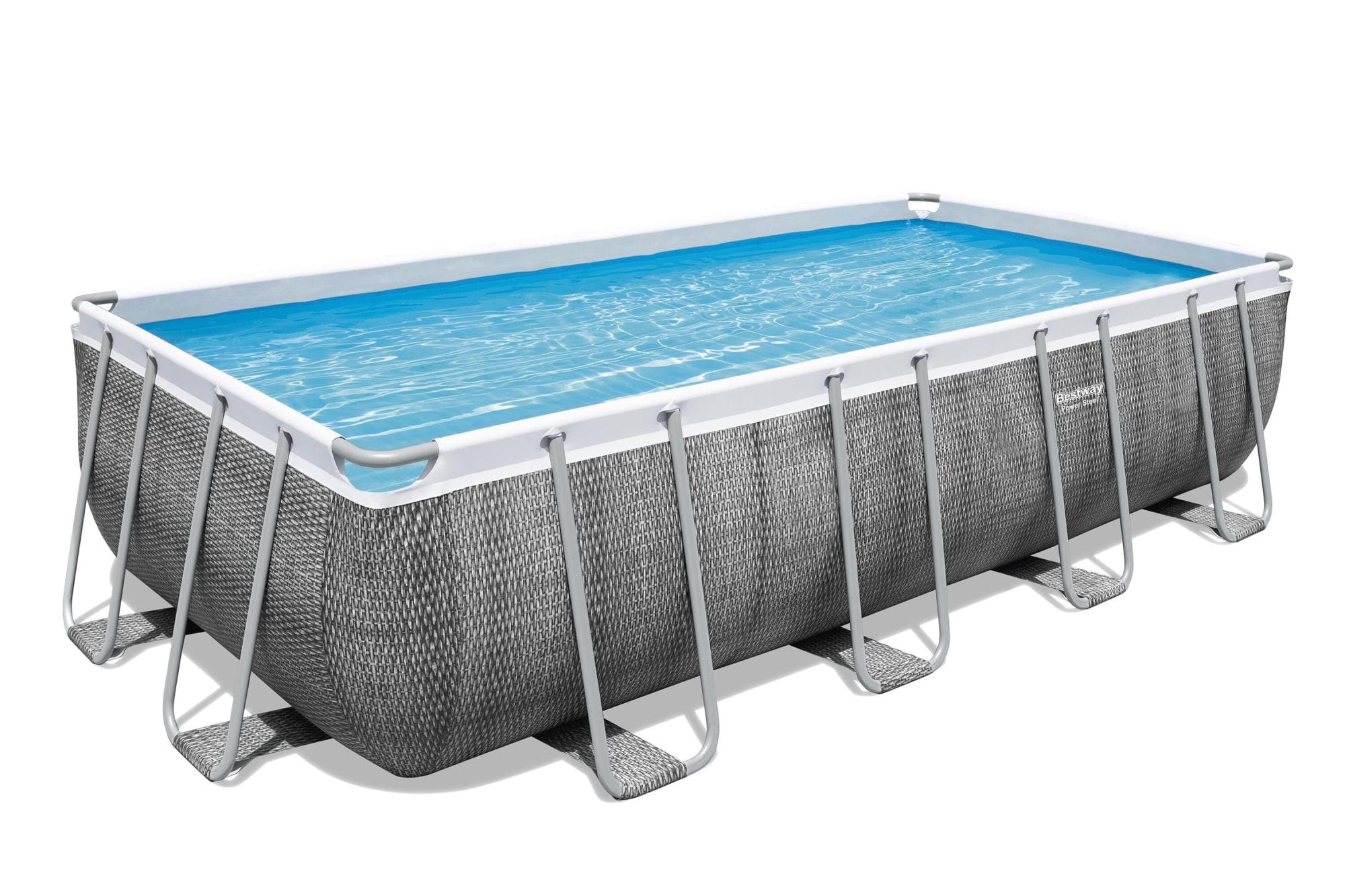 Piscine hors sol Piscine tubulaire rectangle 549x274x122cm Power Steel rotin sans accessoires Bestway 1