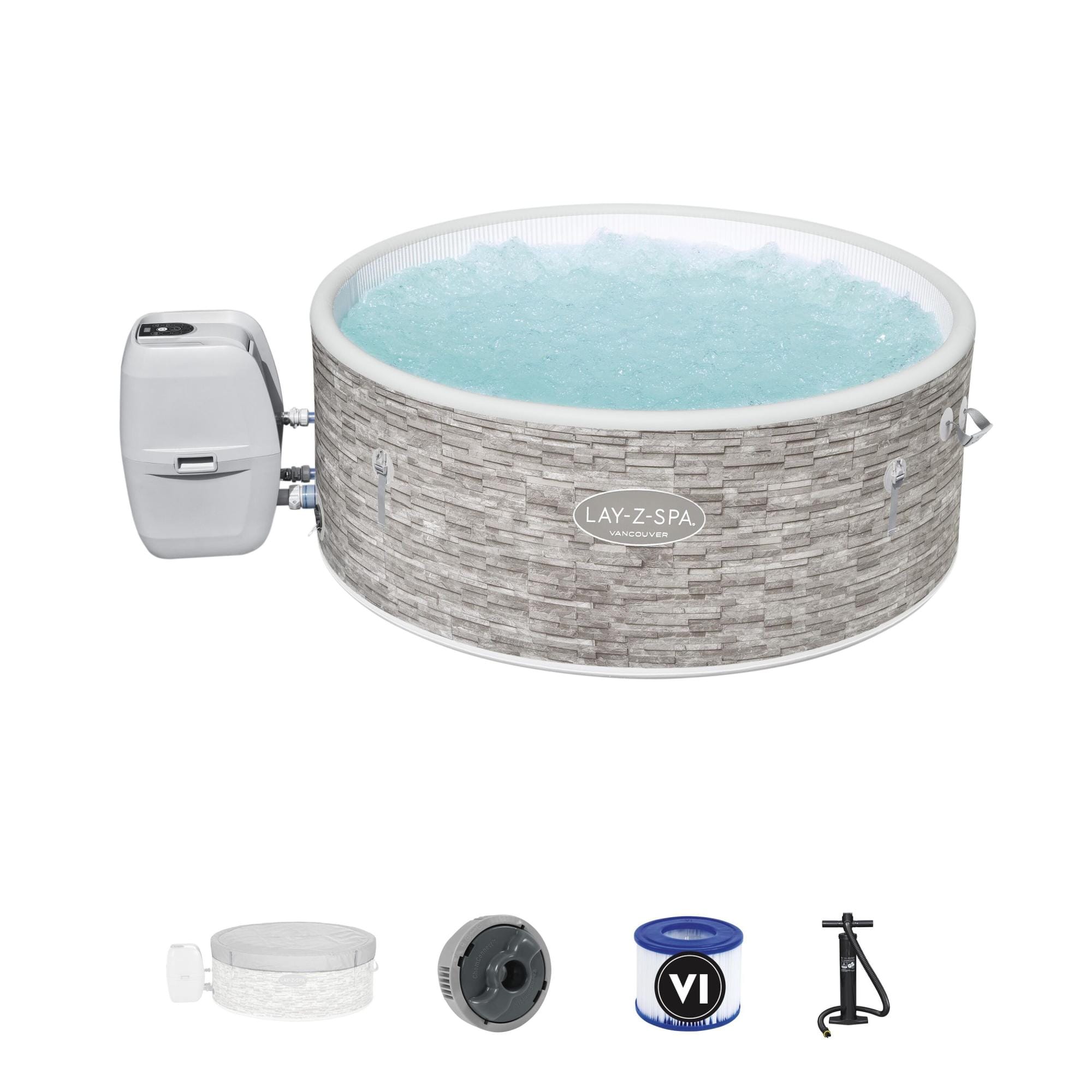 Spa Gonflable Spa gonflable rond Lay-Z-Spa Vancouver Airjet Plus 3 - 5 personnes Bestway 1