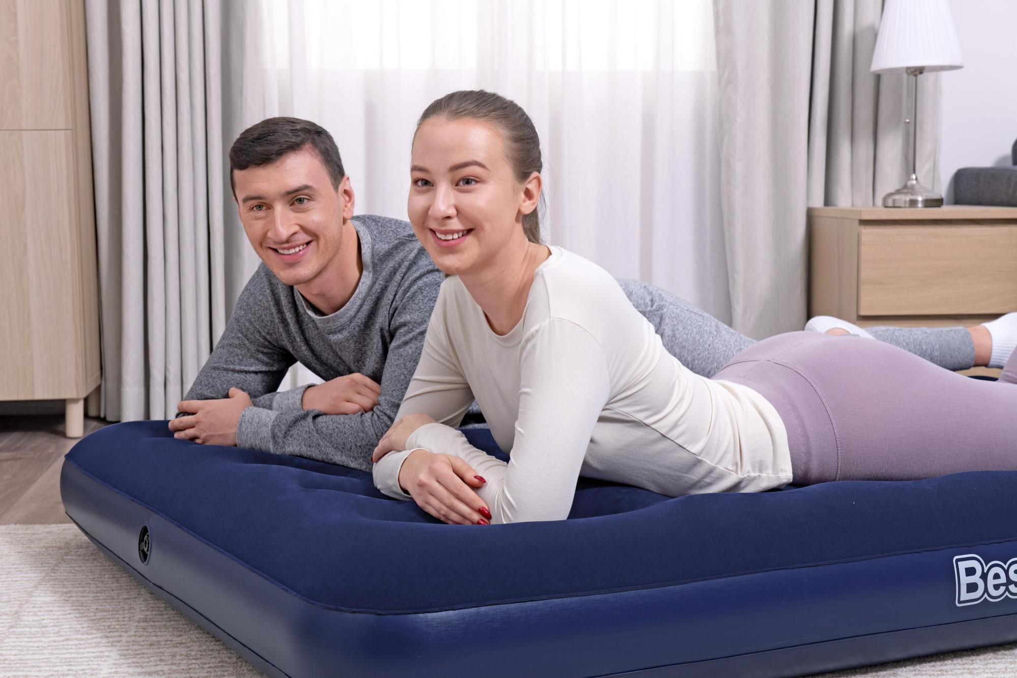 Camping et tente Matelas gonflable de camping 2 places 191x137x22 cm Bestway 13