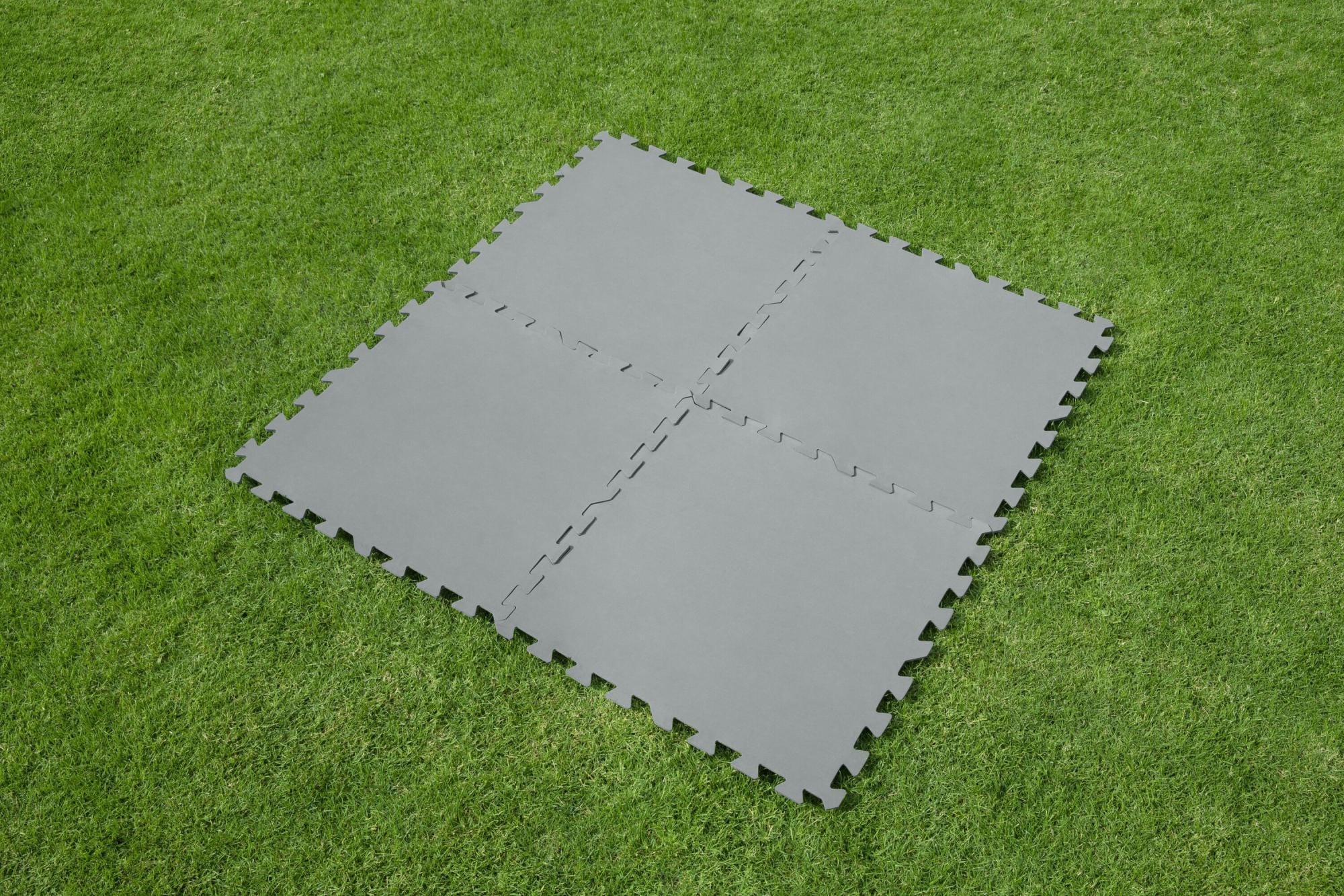 Accessoires Piscine Tapis de sol pour piscine 9 pièces de 50 x 50 cm gris Bestway 1