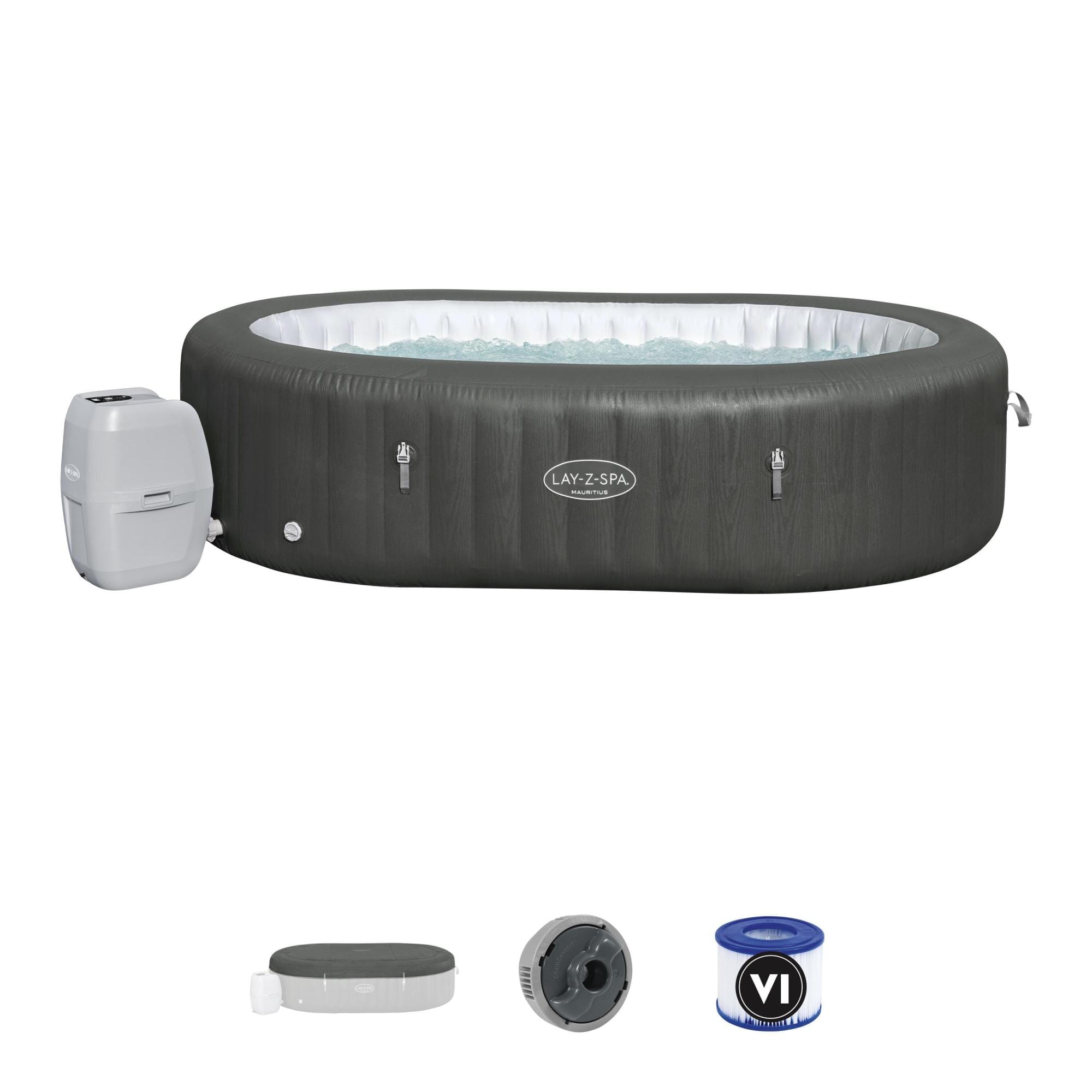 Spa Gonflable Spa gonflable ovale Lay-Z-Spa Mauritius Airjet™ 5 - 7 personnes Wifi Bestway 1
