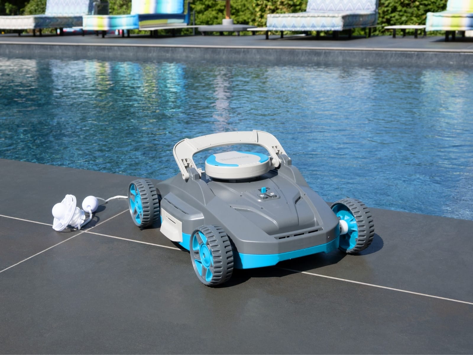 Robot piscine Robot piscine rechargeable Platine - nettoyage fond plat - 20 m² max Bestway 1