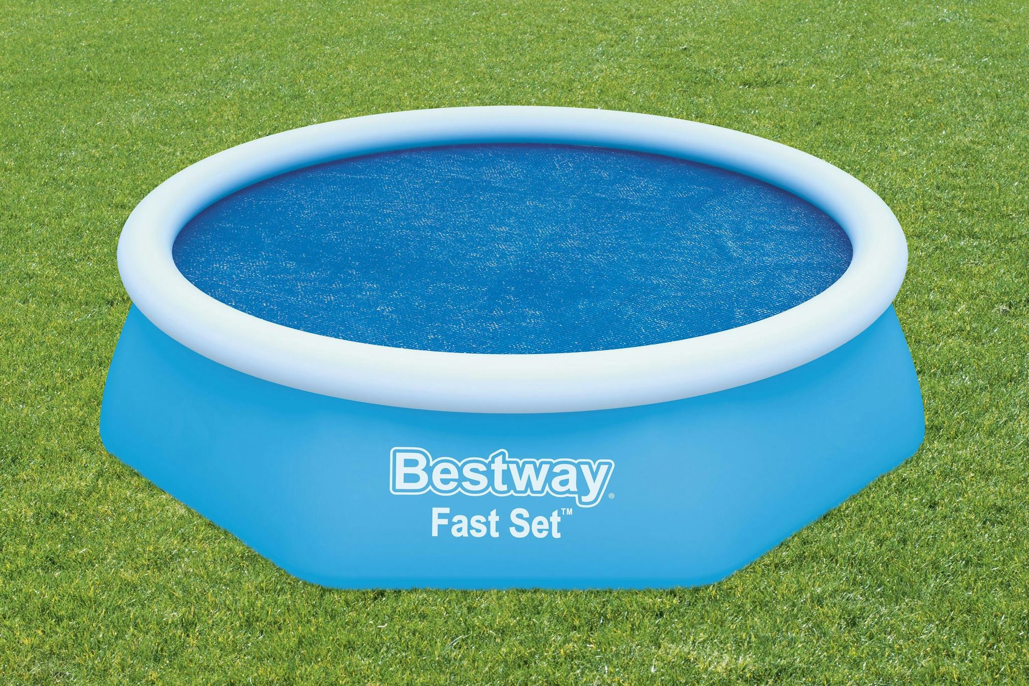 Accessoires piscine et spa Bâche à bulles ronde Ø 210 cm pour piscine hors sol Fast Set Ø 244 cm Bestway 3