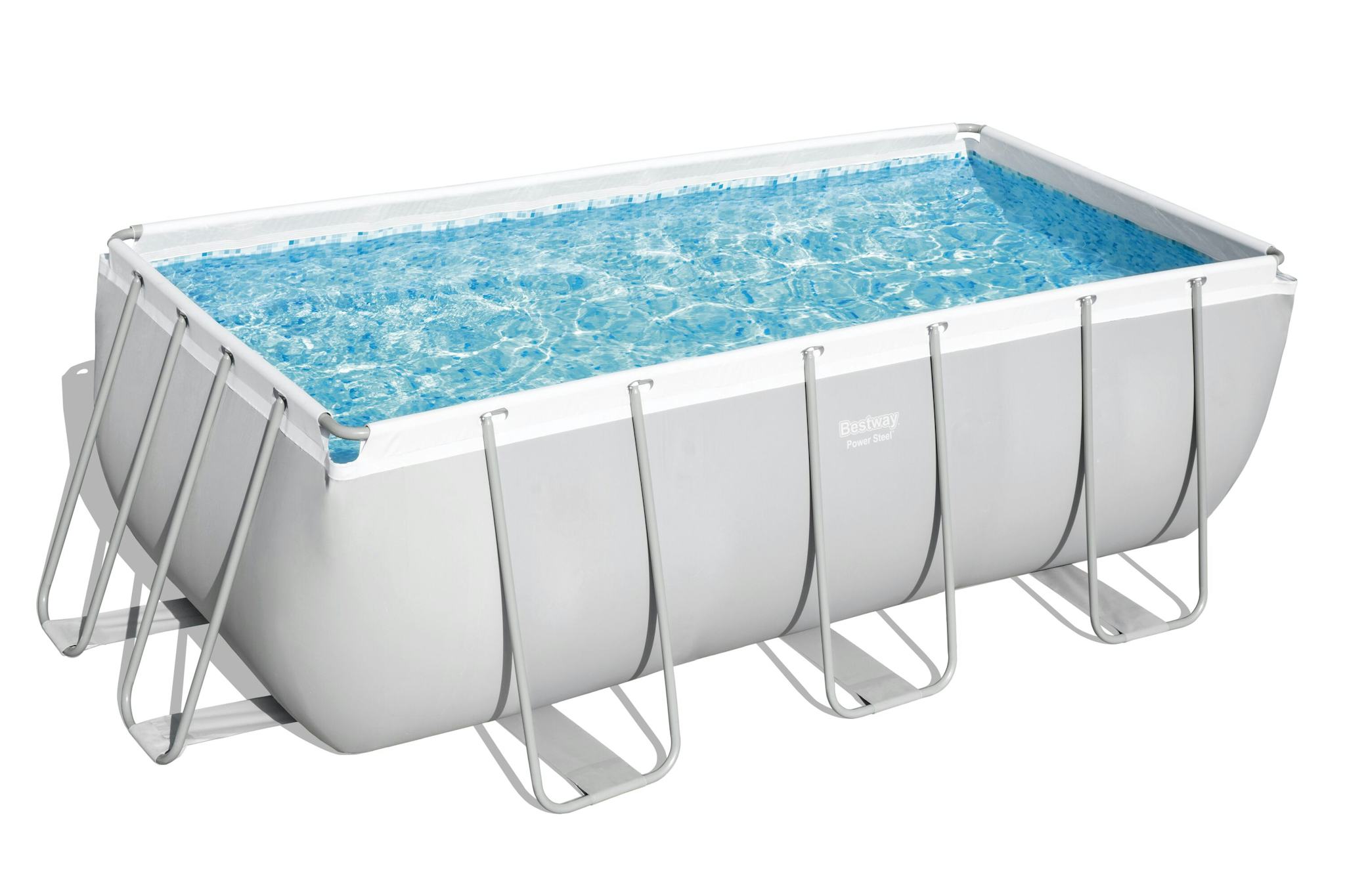 Piscines hors sol Piscine hors sol rectangle sans accessoires Power Steel 412x201x122cm  Bestway 1