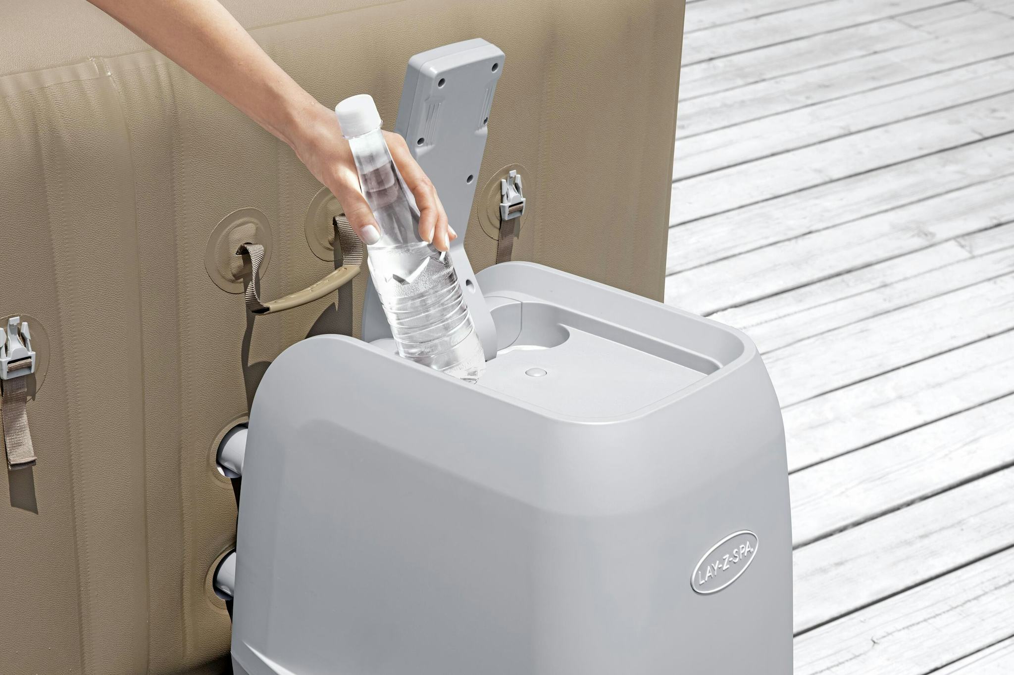 Spas Gonflables Spa gonflable carré Lay-Z-Spa® Palma Hydrojet Pro™ 5 - 7 places Bestway 17