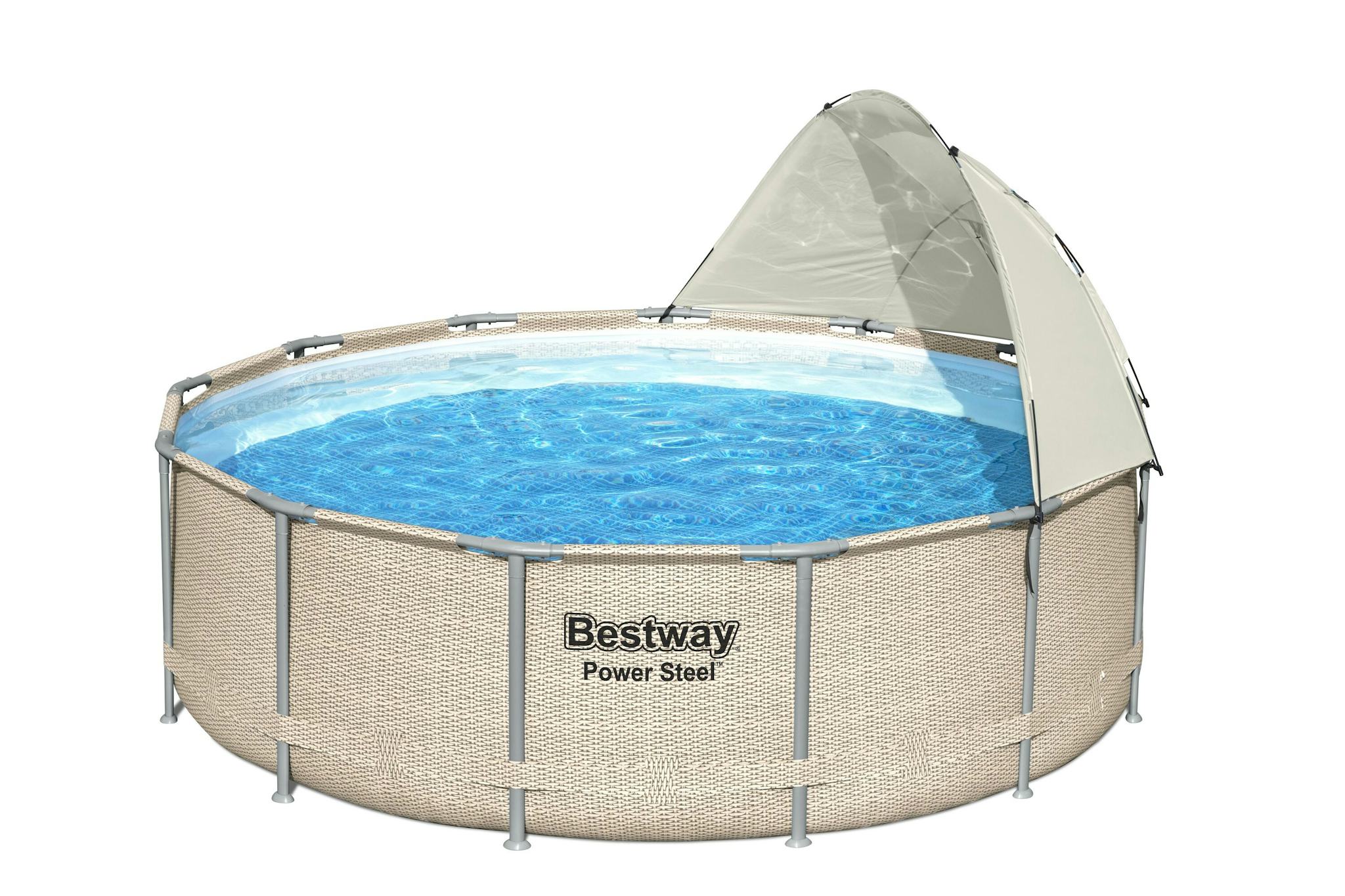 Accessoires piscine et spa Auvent pour piscines tubulaires rondes entre 3,05 et 5,49m de diamètre Bestway 13