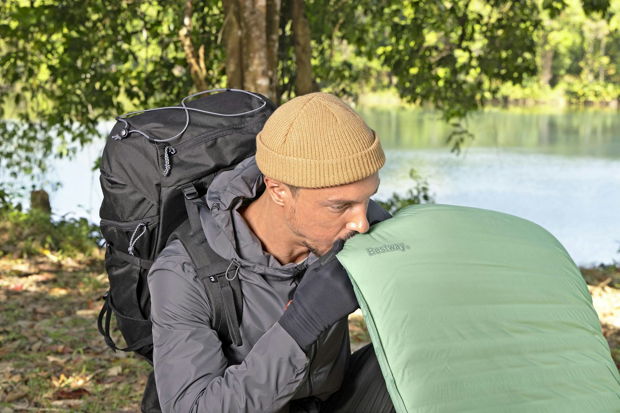 Camping Matelas autogonflant ComforTrek™ 1,83 m x 63,5 cm x 7,6 cm Bestway 3